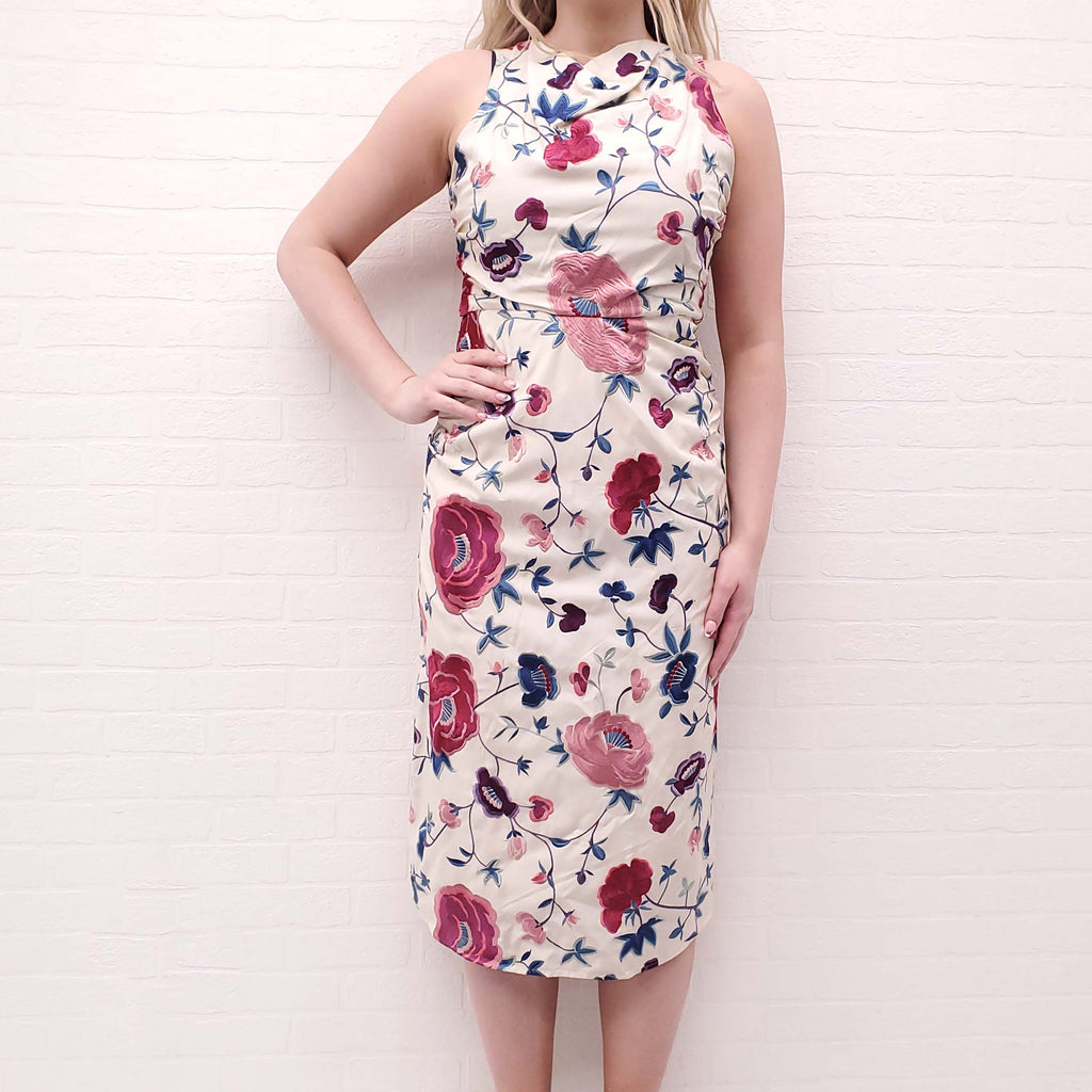 SEA NEW YORK FLORAL EMBROIDERED DRESS - SIZE 12