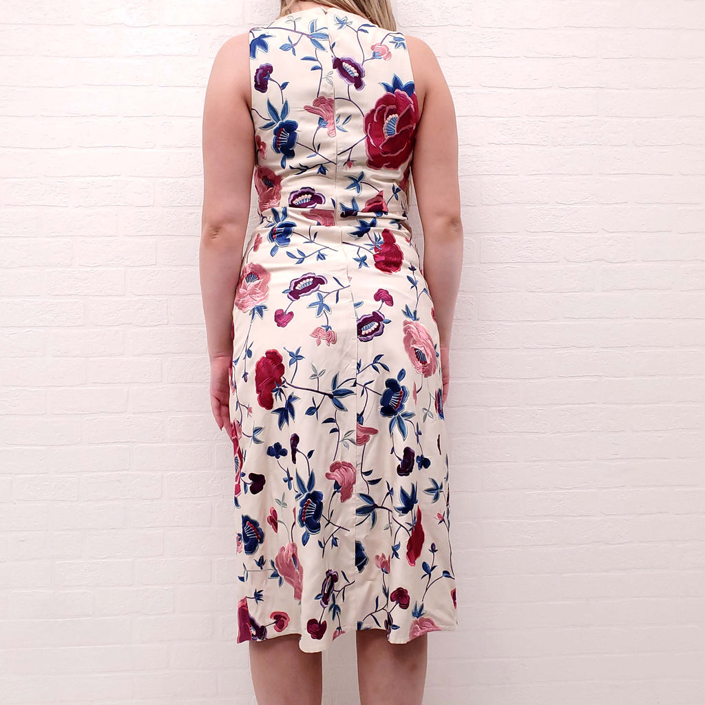 SEA NEW YORK FLORAL EMBROIDERED DRESS - SIZE 12