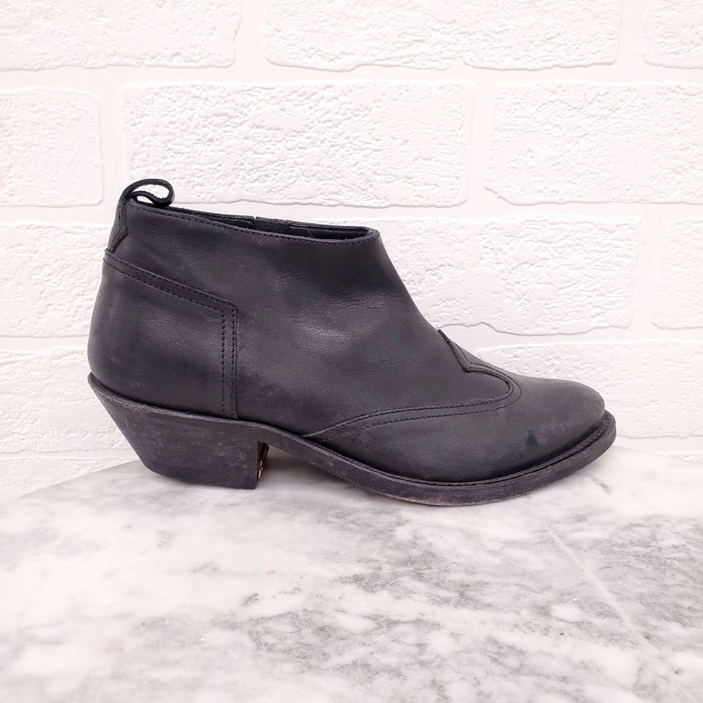 GOLDEN GOOSE BLACK COWBOY BOOTIES - SIZE 35