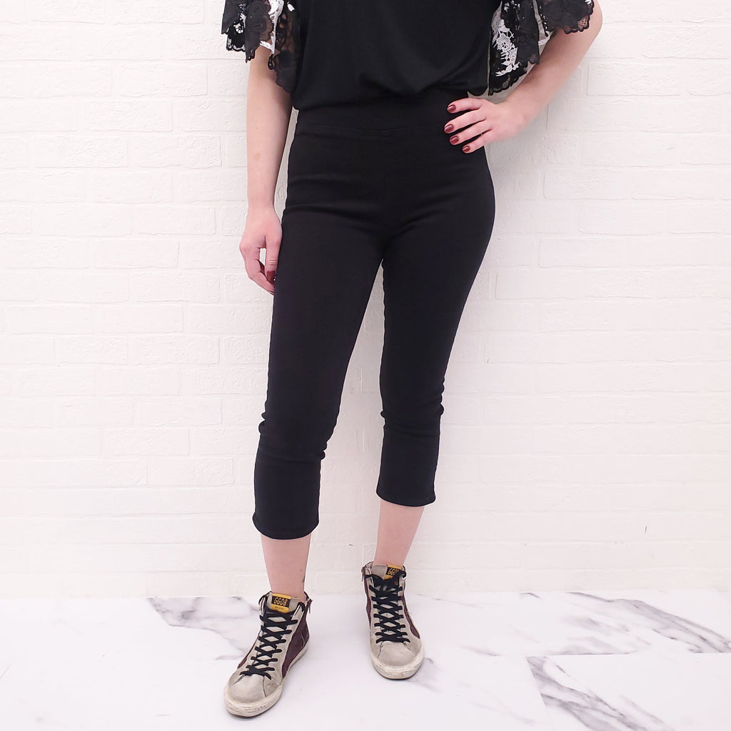 FRAME BLACK BERMUDA LEGGINGS - SIZE 1 (S)