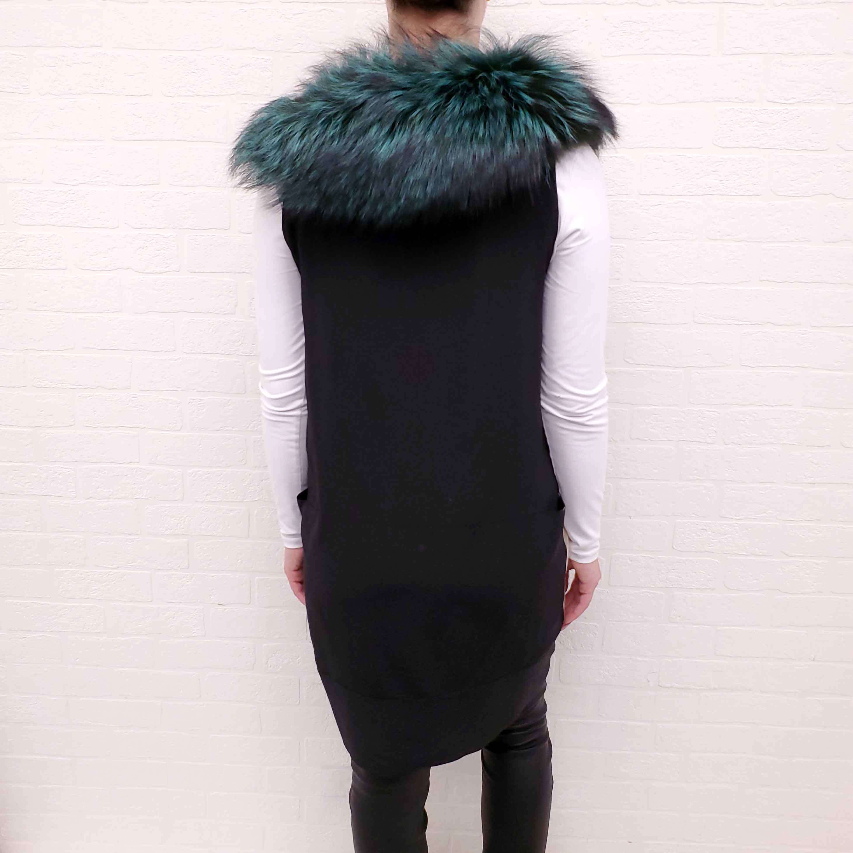 ETRO VEST WITH FUR - SIZE 44