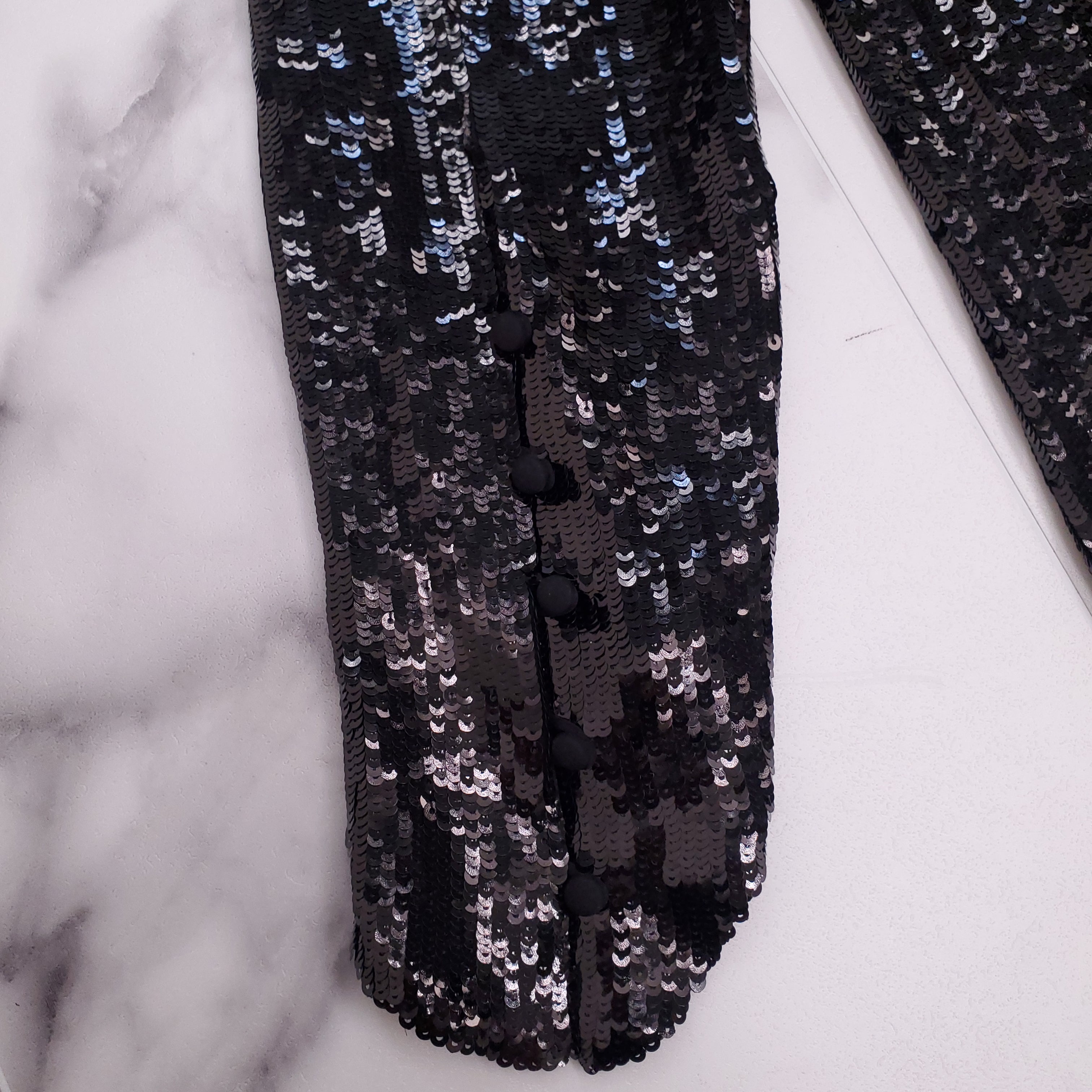 KHAITE 'LEIBEL' SEQUIN DRESS - SIZE 12