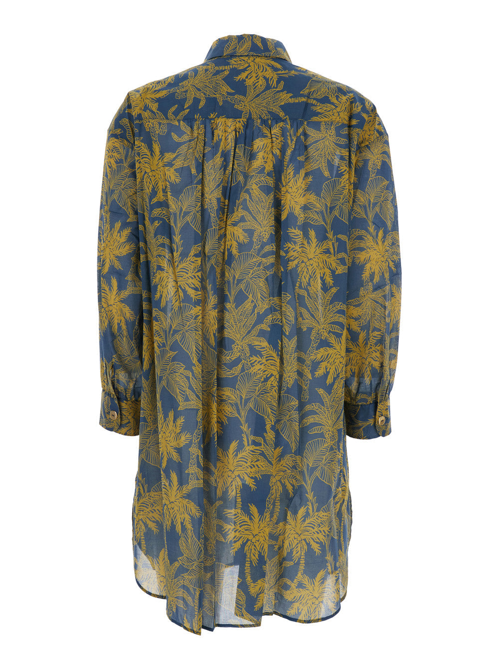 Eres Women 'Exotisme' Multicolor Shirt With Classic Collar And All-Over Print In Cotton For Women