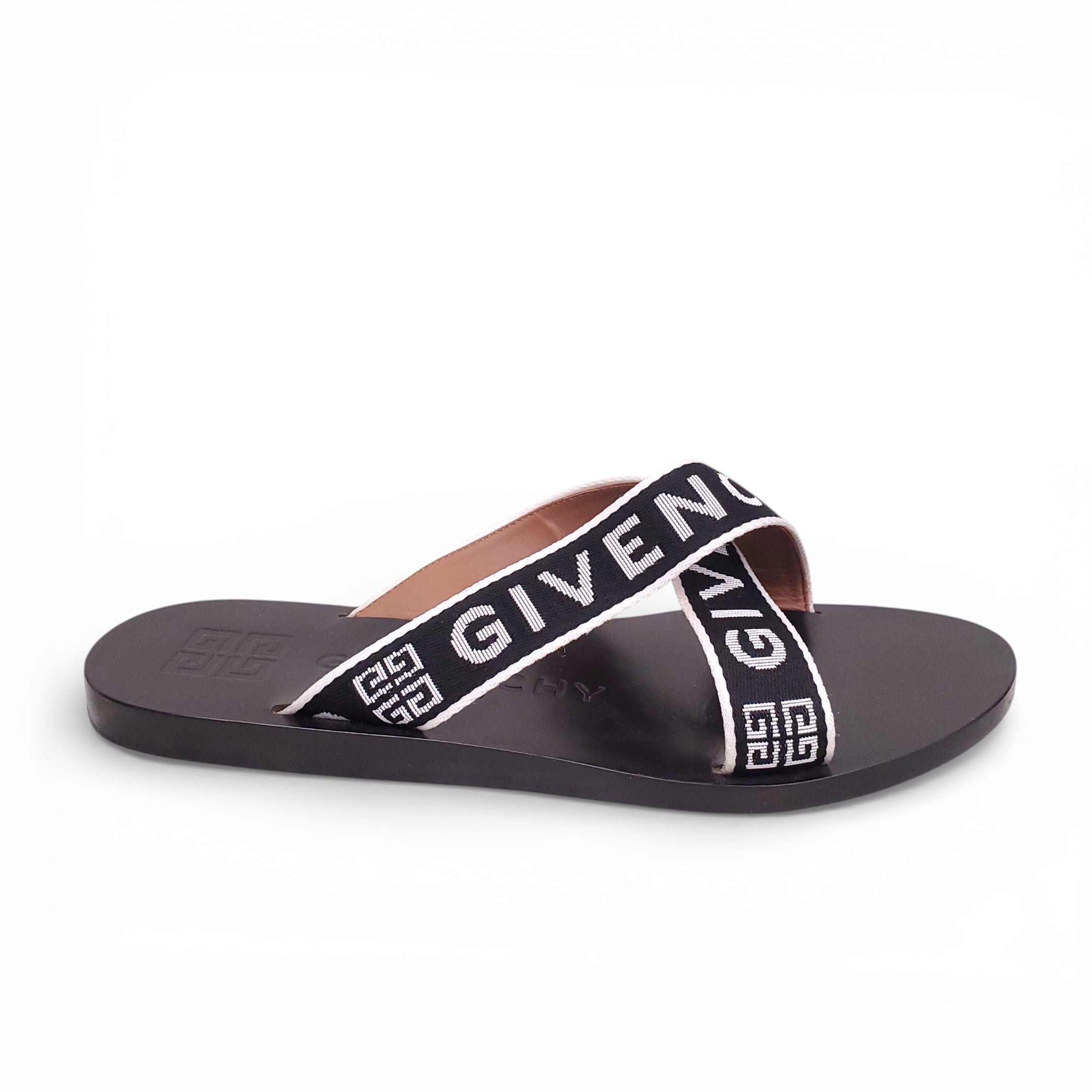GIVENCHY LOGO SANDALS - SIZE 37