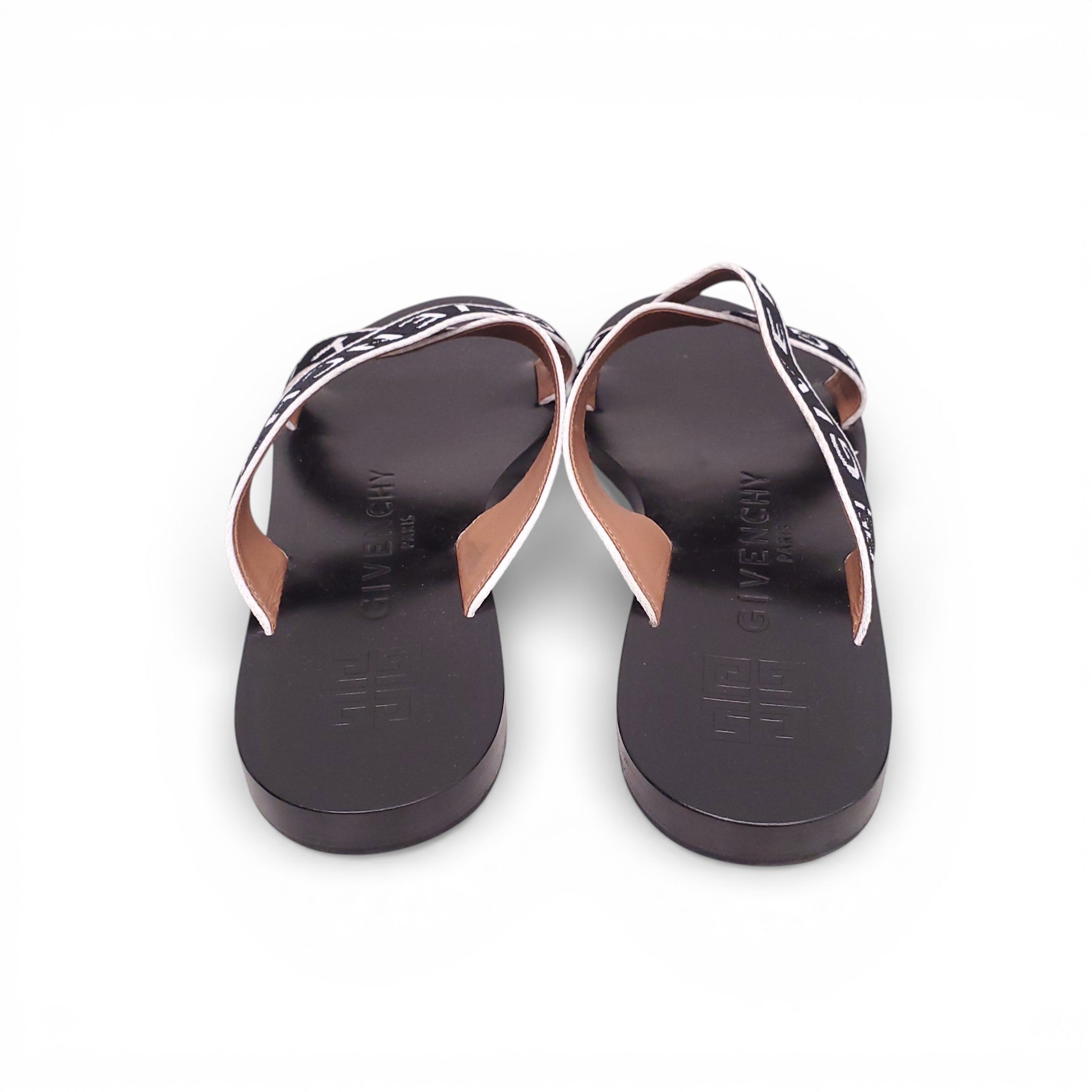 GIVENCHY LOGO SANDALS - SIZE 37