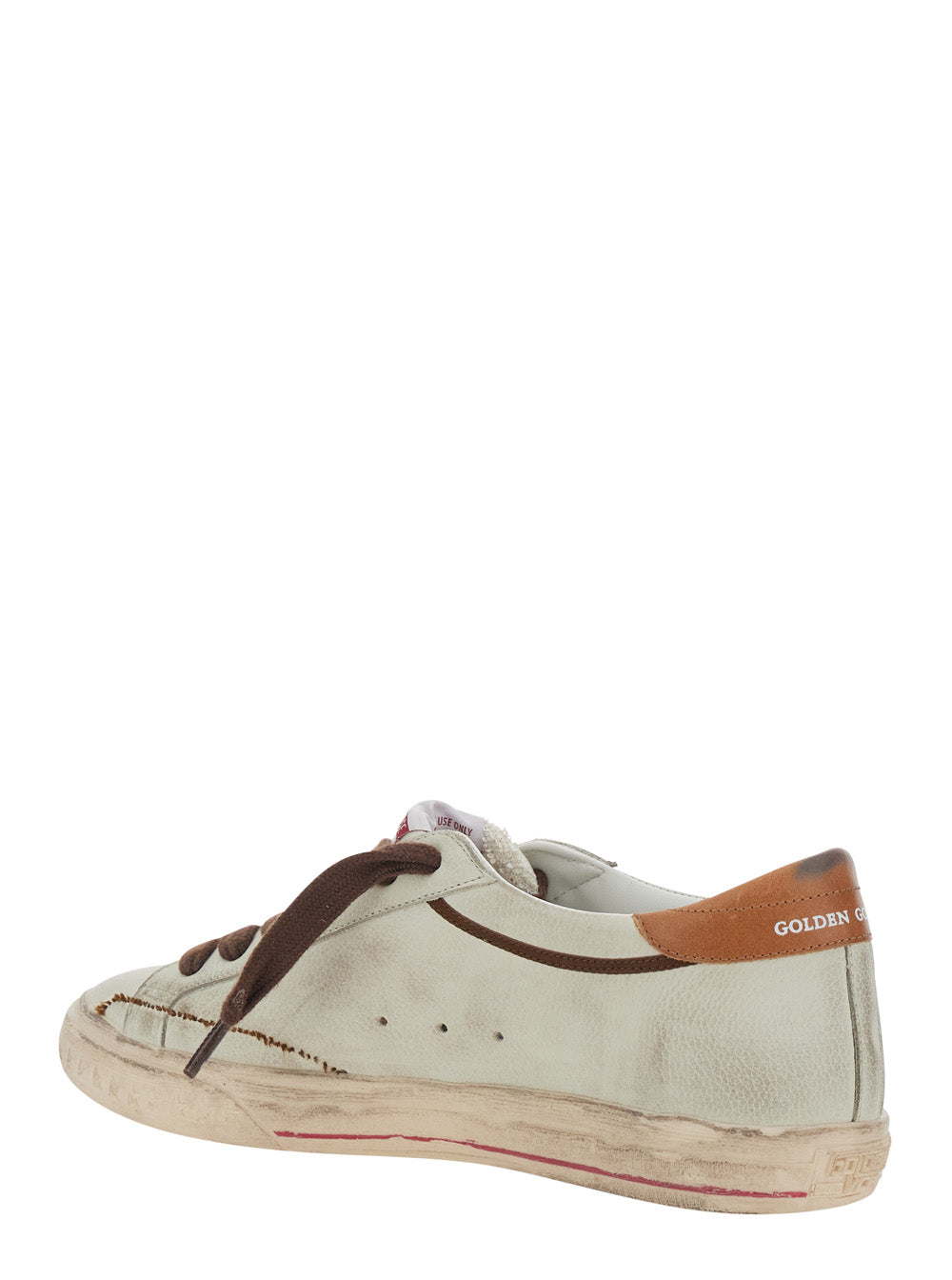 Golden Goose Men Sneakers 'Super Star Nabuk' White With Gray Nubuck Detail For Women