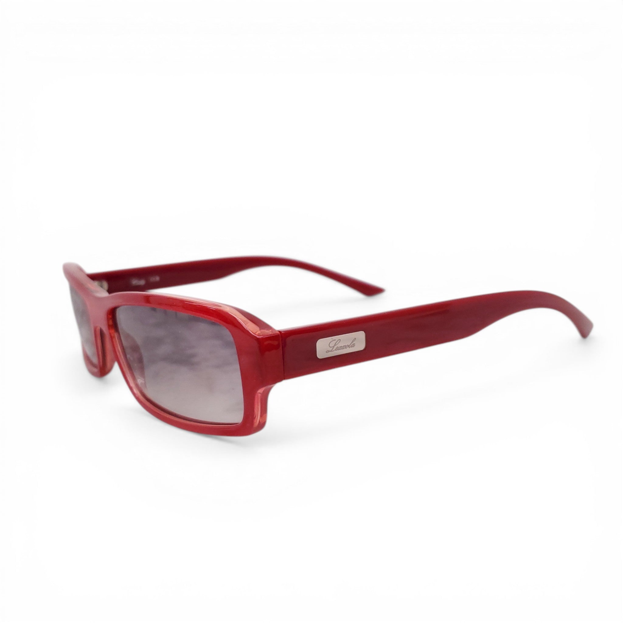 LEXXOLA RED SMALL FRAME SUNGLASSES