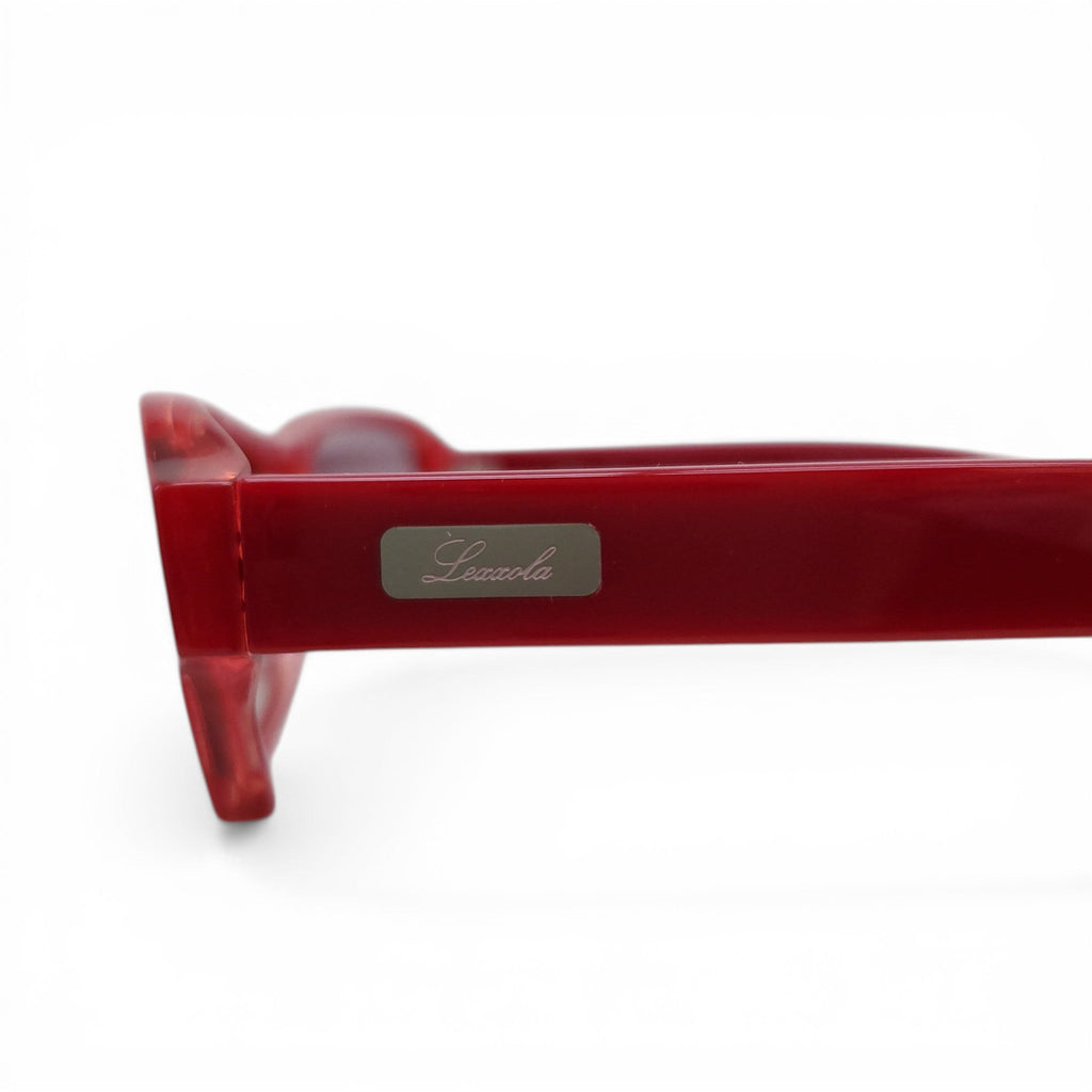 LEXXOLA RED SMALL FRAME SUNGLASSES