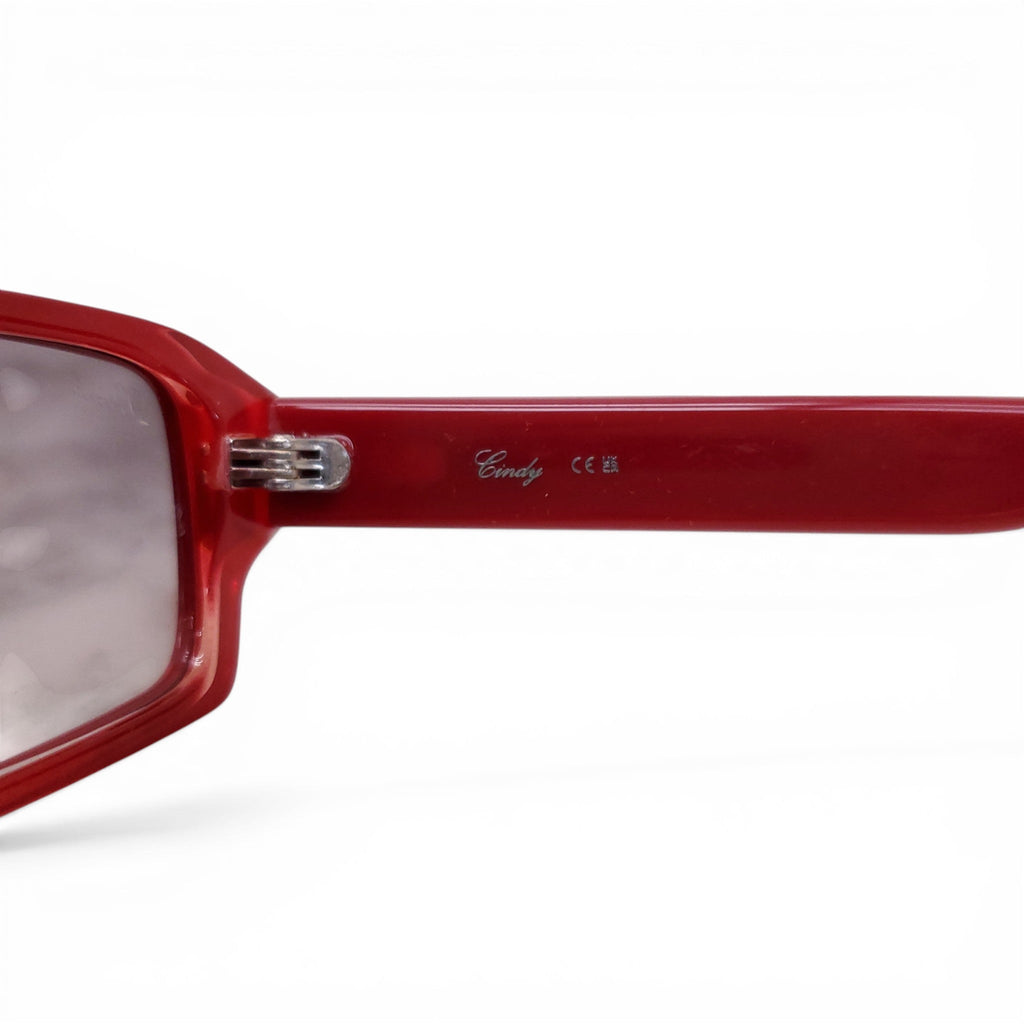 LEXXOLA RED SMALL FRAME SUNGLASSES