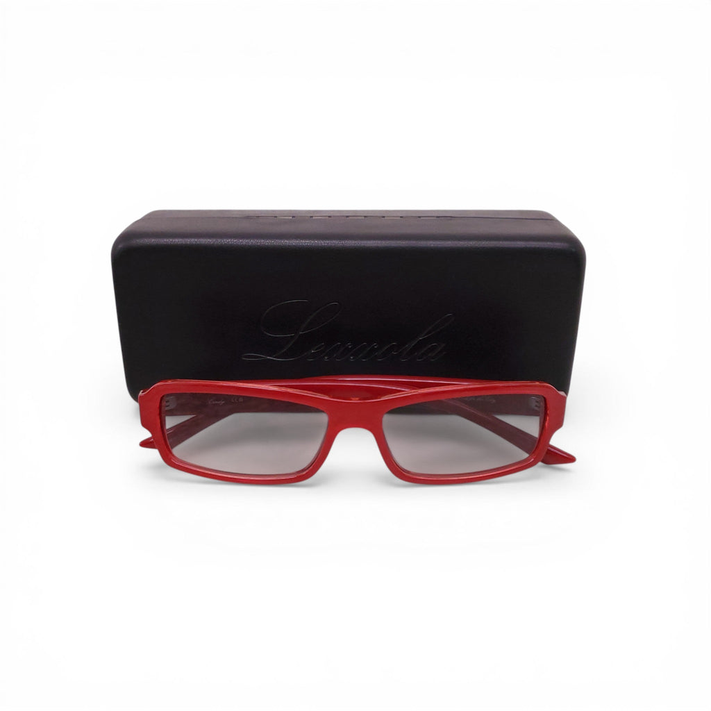LEXXOLA RED SMALL FRAME SUNGLASSES