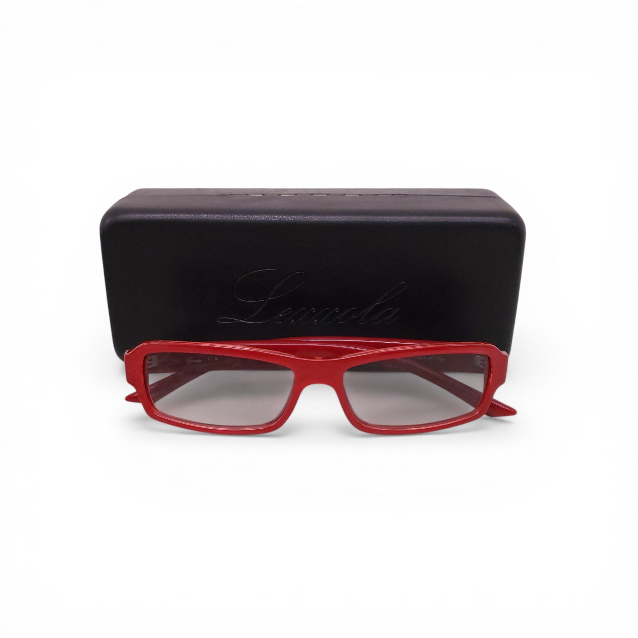 LEXXOLA RED SMALL FRAME SUNGLASSES