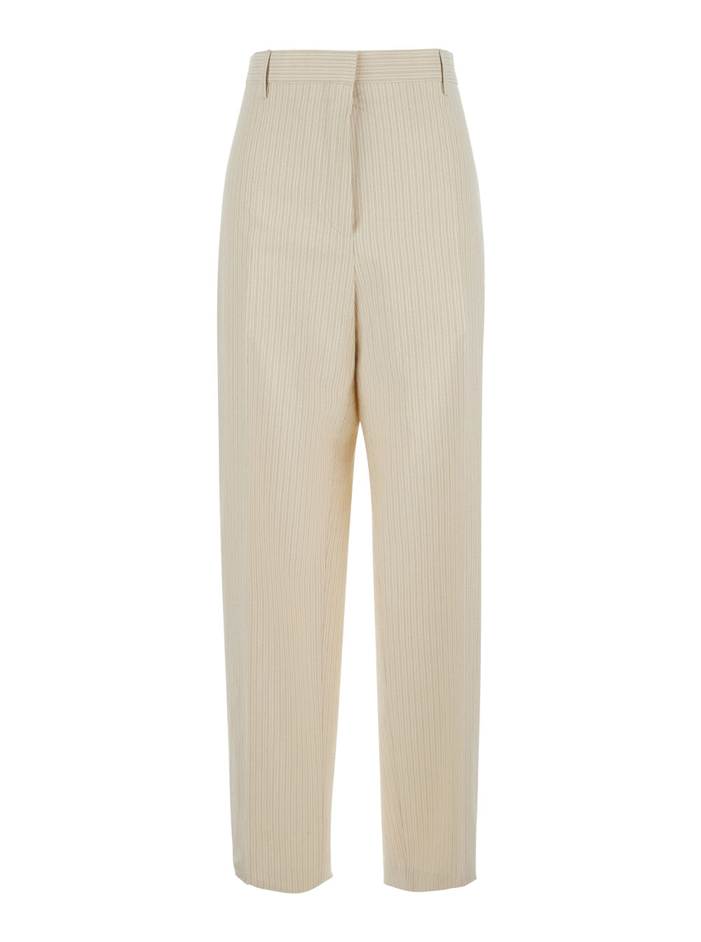 Dries Van Noten Women Beige 'Pilar' Pants With Side Pockets For Men