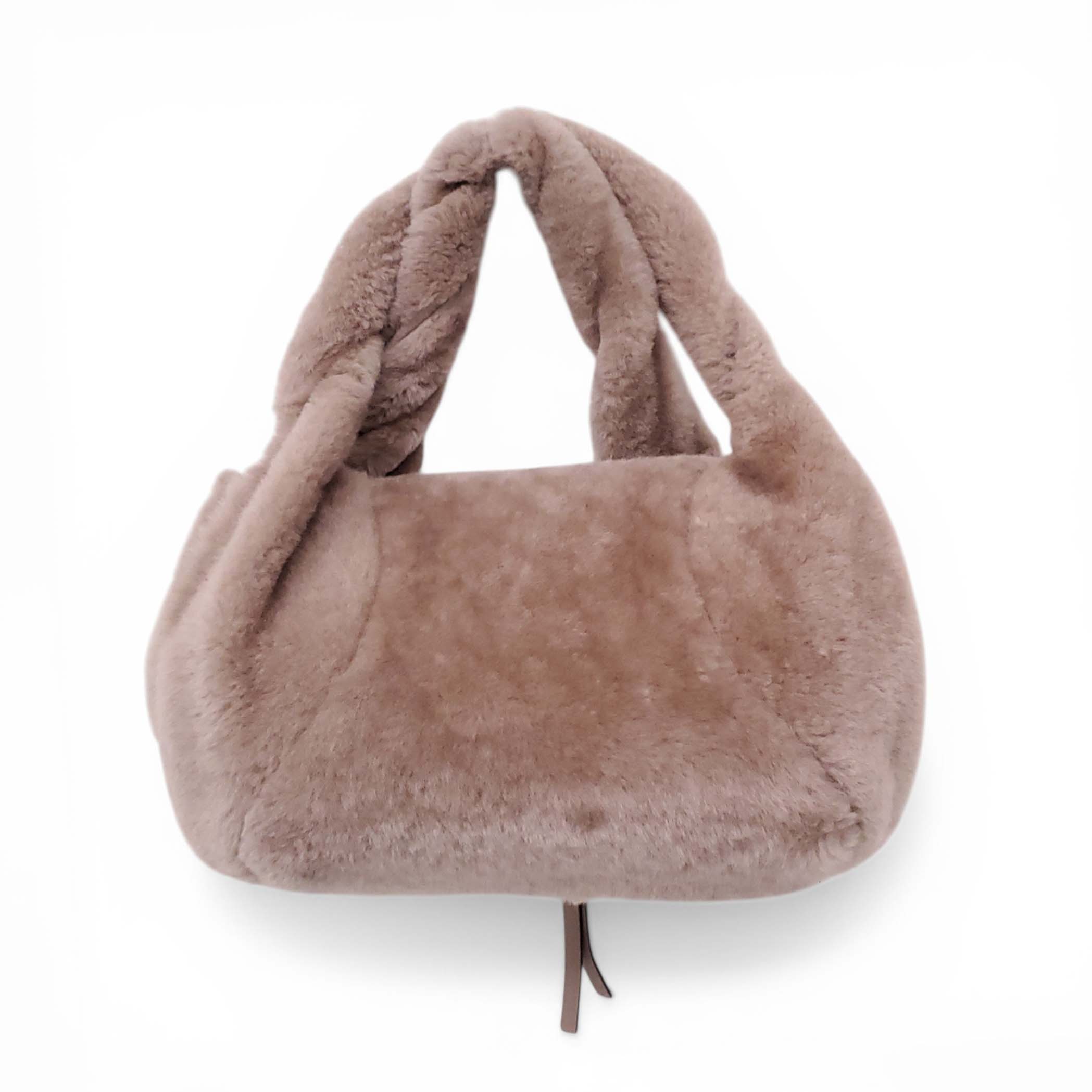 FENDI TAUPE TEDDY SMALL SPY BAG