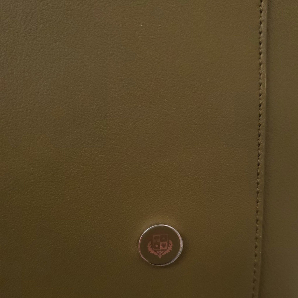 LORO PIANA GREEN SESIA L LEATHER TOTE BAG
