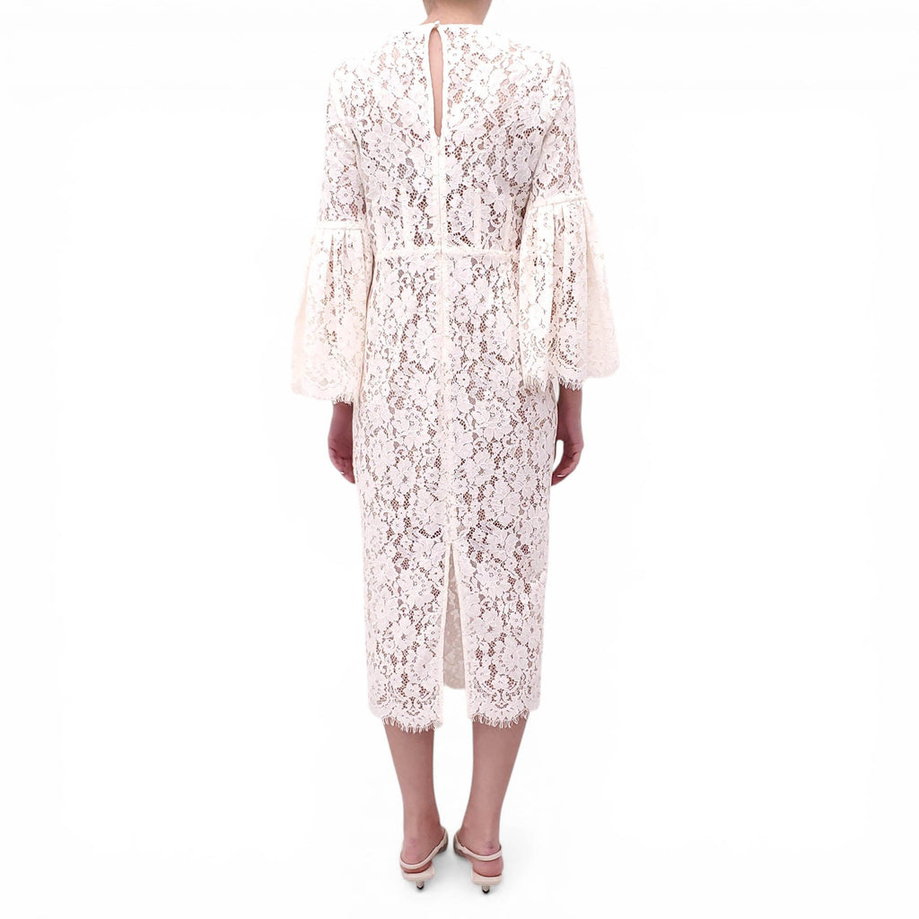 SELF-PORTRAIT WHITE LACE DRESS - SIZE US 10