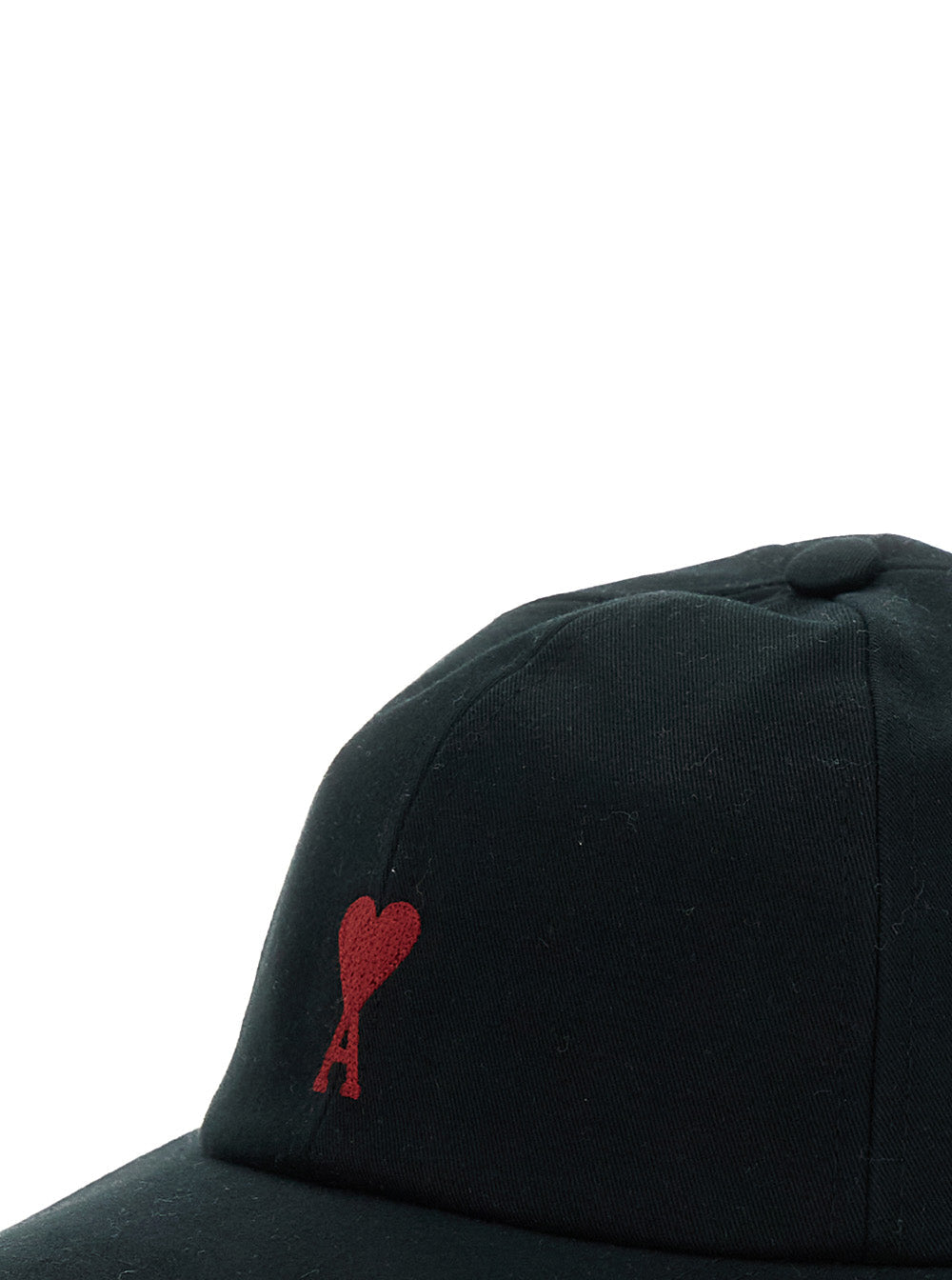 Ami Paris Men Baseball Cap With Adc Logo Embroidery On The Front In Black Cotton For Men
