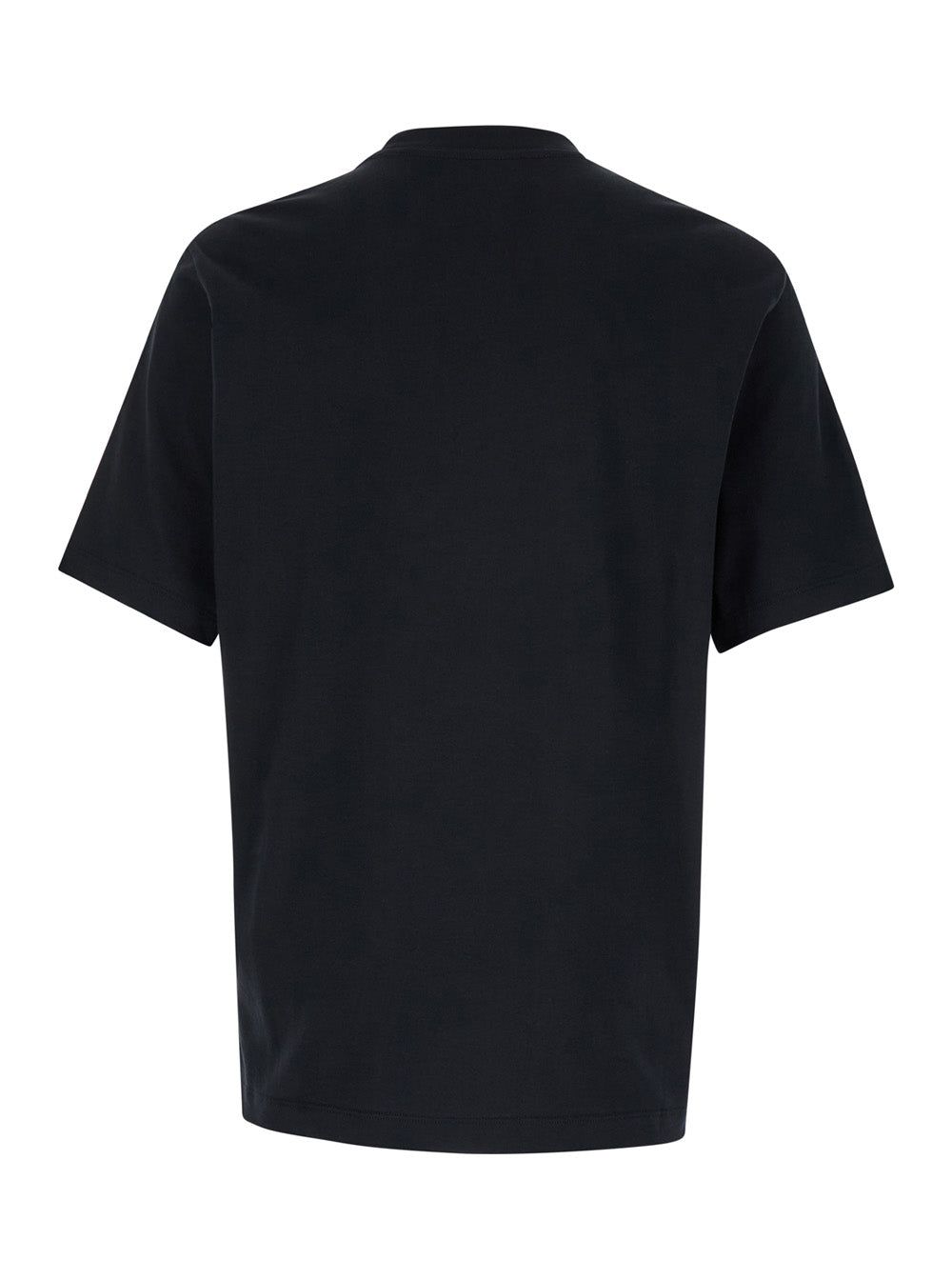 Amiri Men Black Crewneck T-Shirt With Logo Lettering Print On The Front In Cotton Man