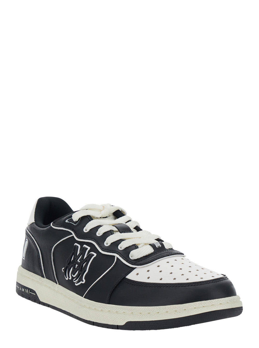 Amiri Men Sneakers 'Newport' With Black Leather Upper