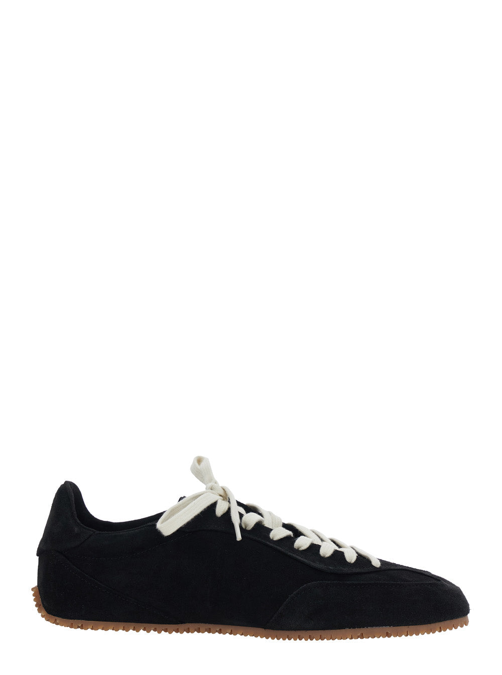 Axel Arigato Men Sneaker 'Daze Runner' With Logo On The Tongue And Grooved Sole In Black Suede Men