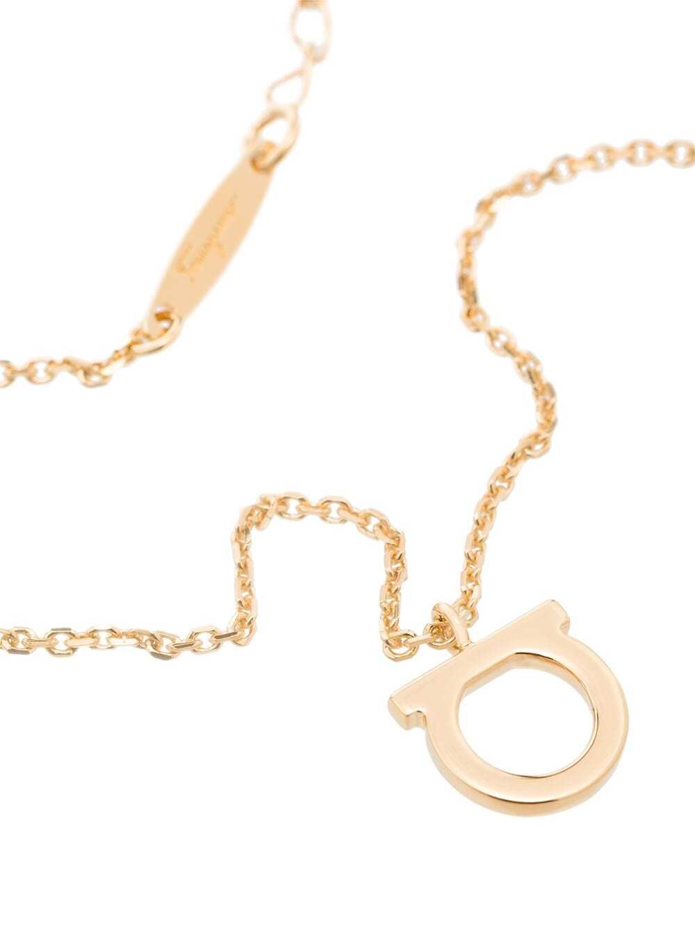 Ferragamo Women Necklace With Gancini Charm In Gold Color For Women