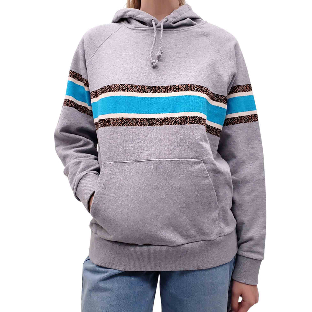 CHRISTIAN DIOR GREY SWEATSHIRT WITH EMBROIDERED DETAIL - SIZE L