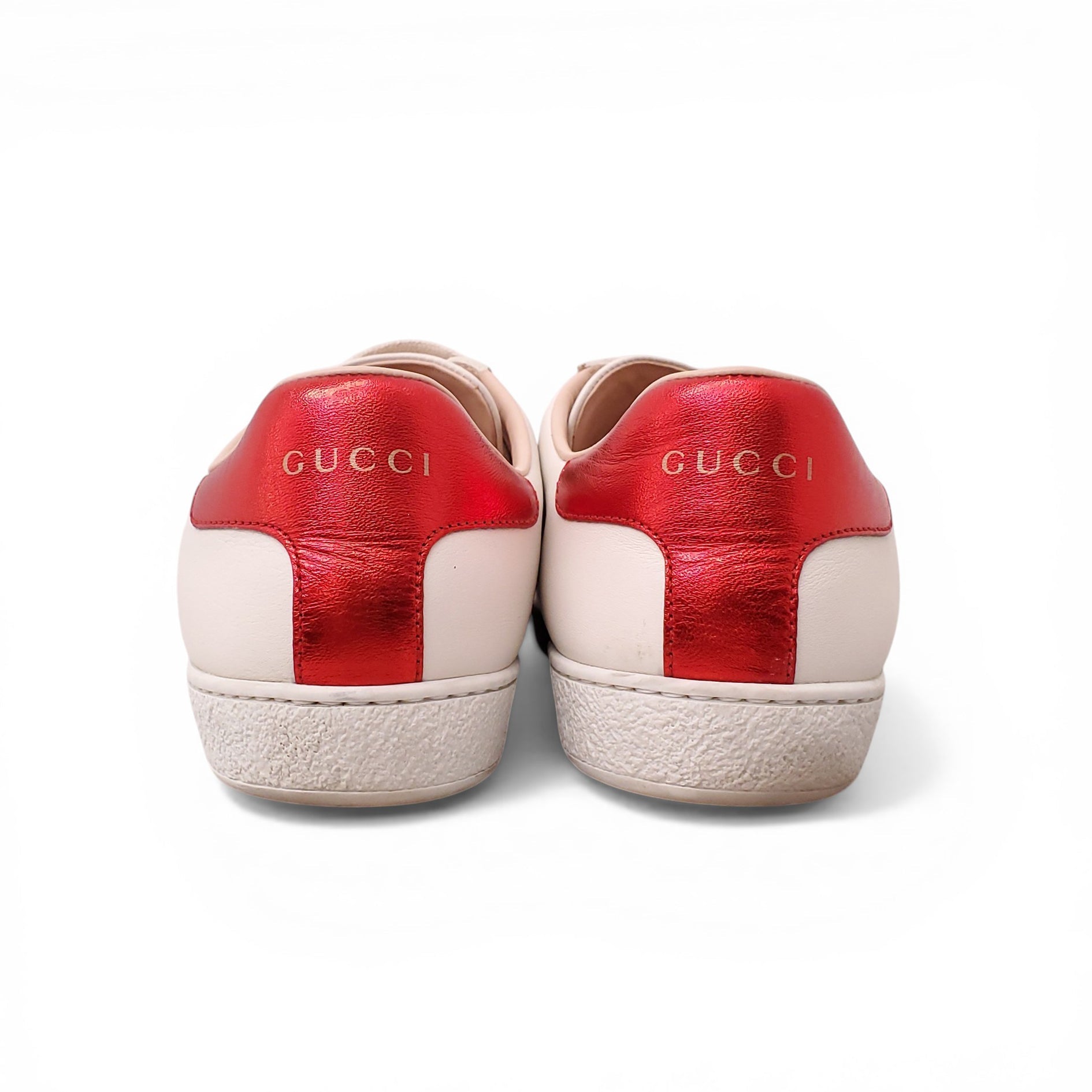 GUCCI LOGO ELASTIC SNEAKERS - SIZE 39.5