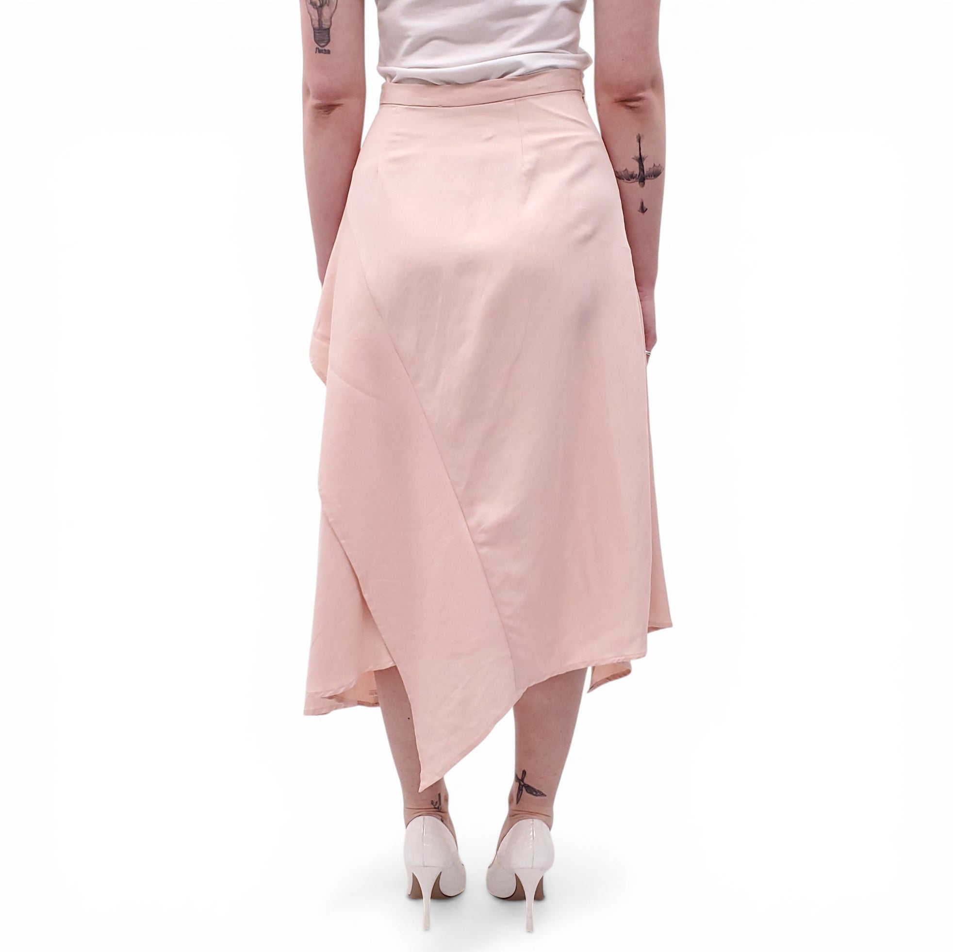 ULLA JOHNSON BLUSH PINK SKIRT - SIZE 4