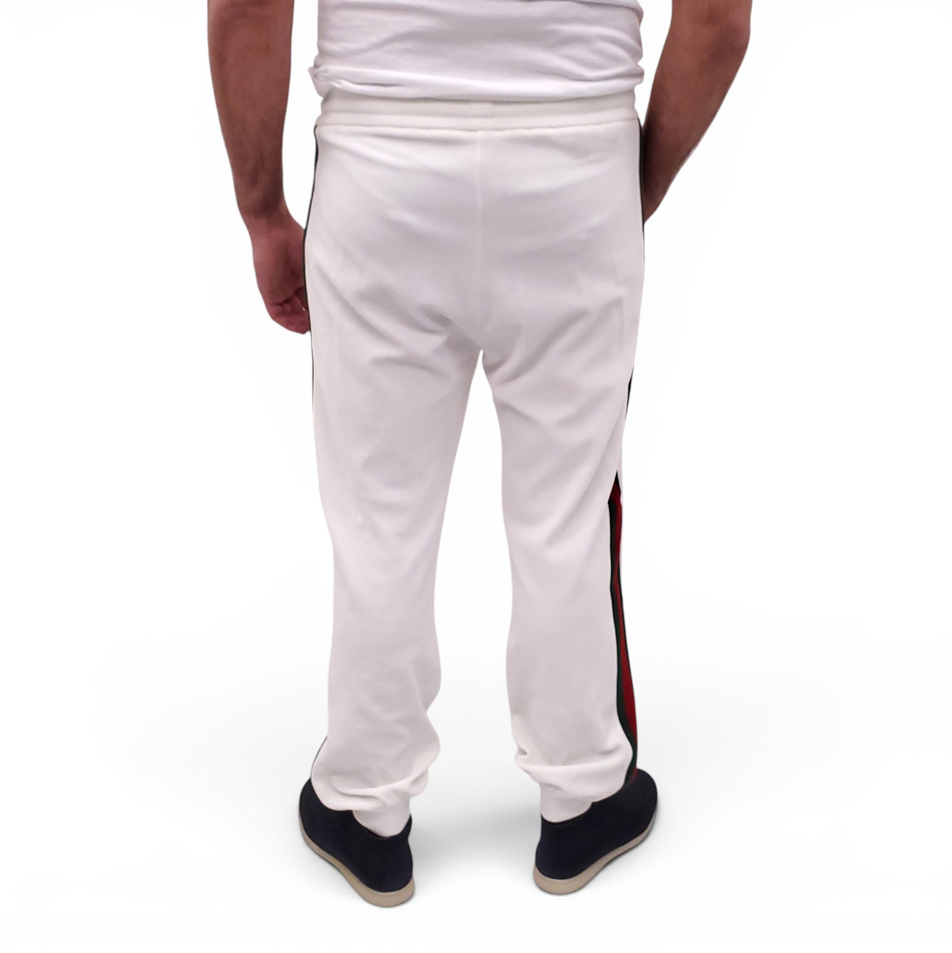 GUCCI WHITE VELOUR 2-PIECE SET - MEN'S SIZE M/L
