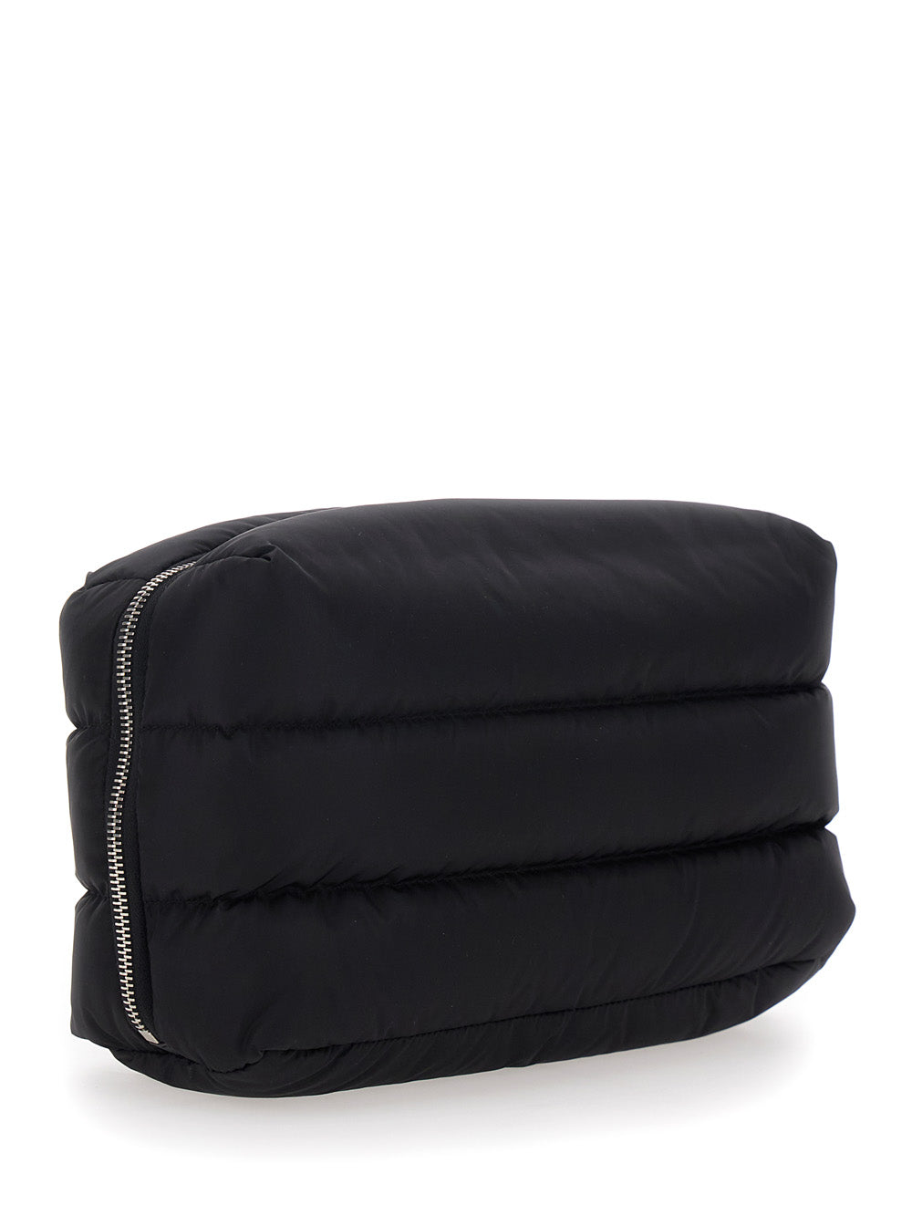 Moncler Men Clutch 'Caradoc' With Logo Patch On The Front In Black Tech Fabric For Women