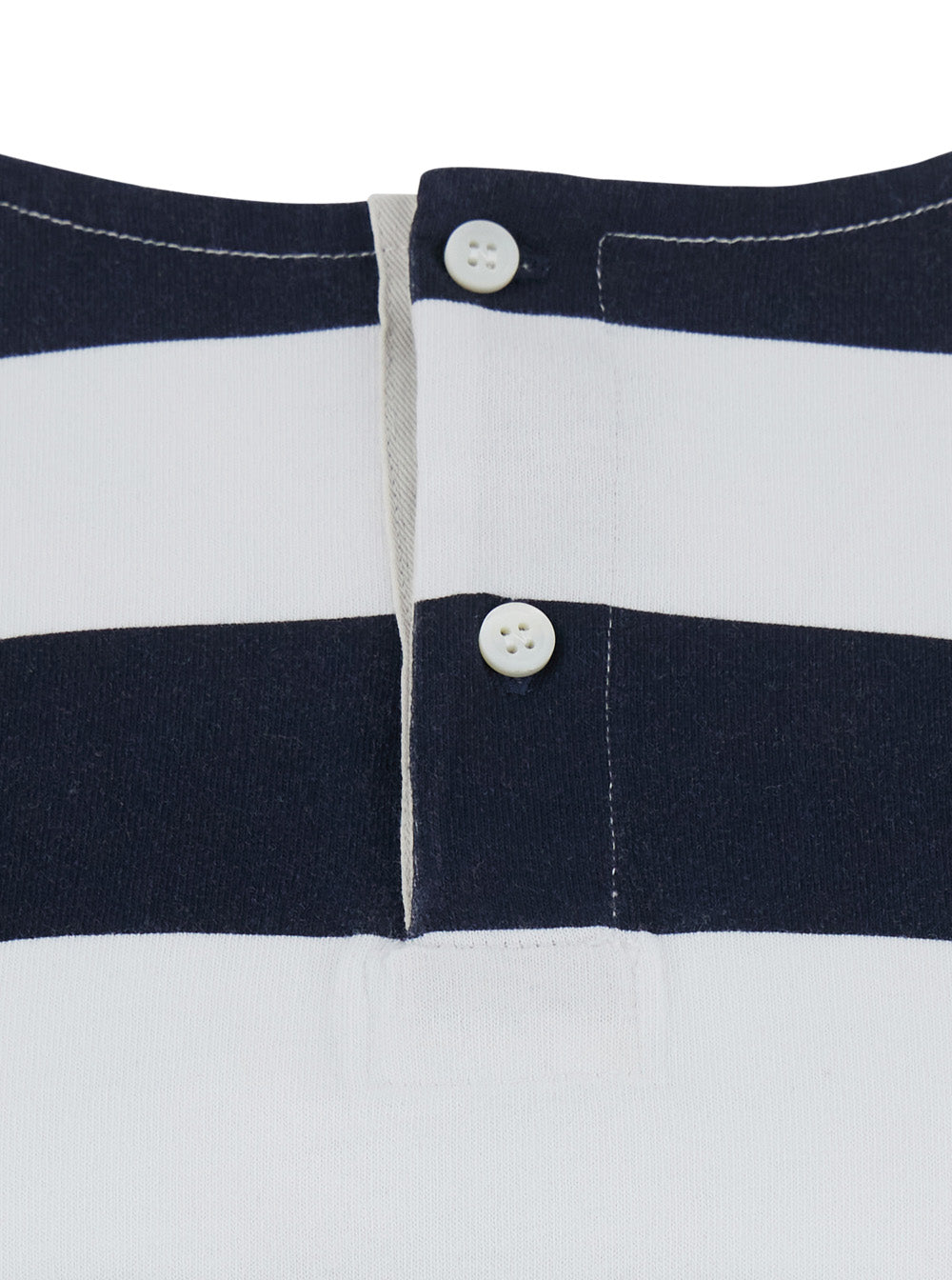 Jacquemus Men 'Le T-Shirt Mariniere' Blue T-Shirt With All-Over Striped Motif And Logo Lettering On The Back In Cotton For Men