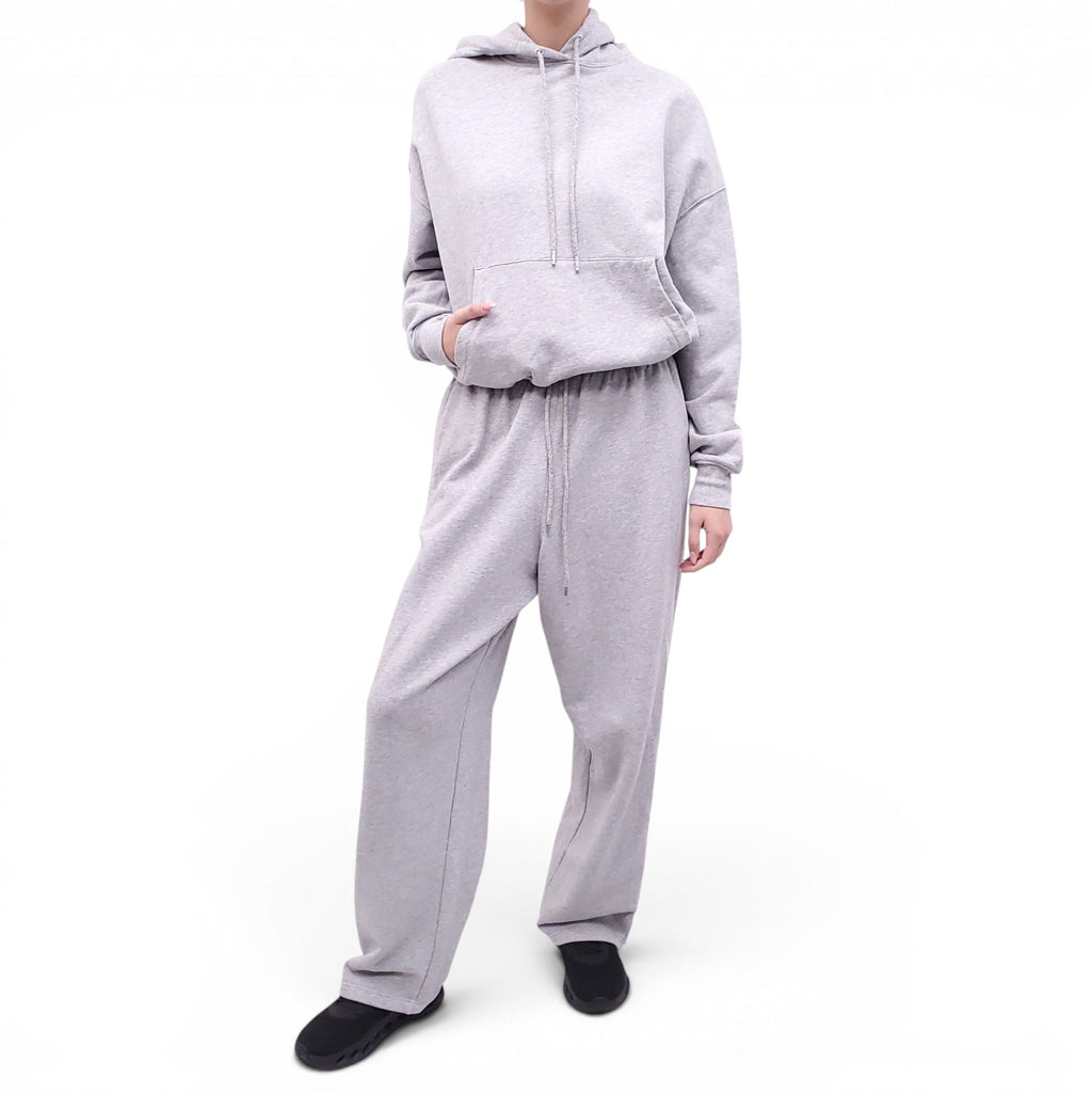 WARDROBE.NYC GREY HAILEY BIEBER SWEATSHIRT - SIZE S