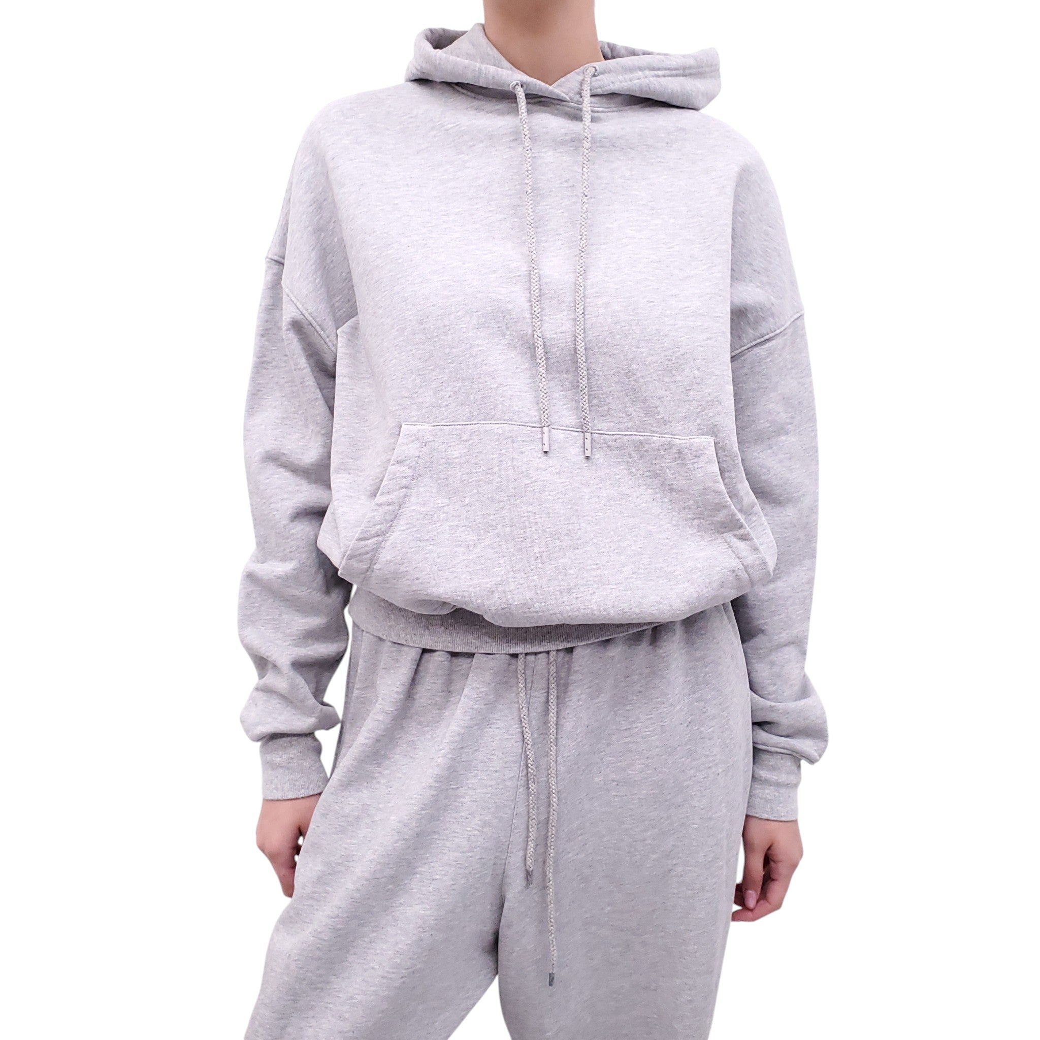 WARDROBE.NYC GREY HAILEY BIEBER SWEATSHIRT - SIZE S