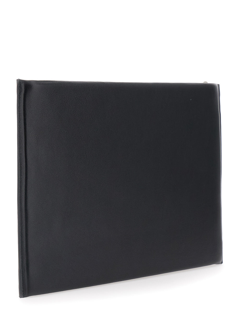 Givenchy Men 'Antigona' Black Clutch With Logo Lettering On The Front In Leather For Women