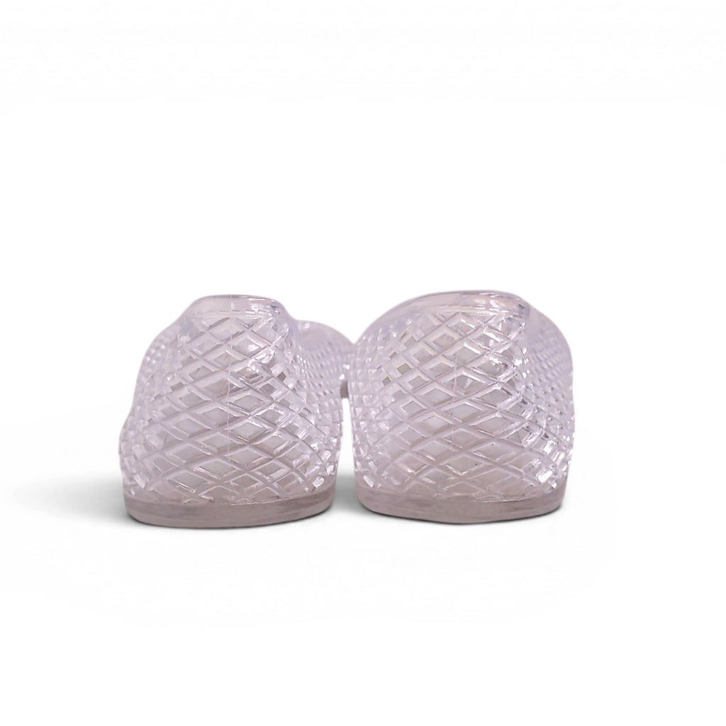 ANCIENT GREEK SANDALS CLEAR JELLY SANDALS - SIZE 39