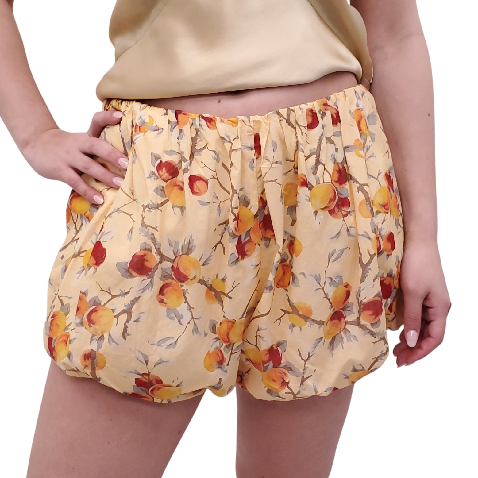 POSSE YELLOW ‘AURELIA' SHORTS - SIZE L