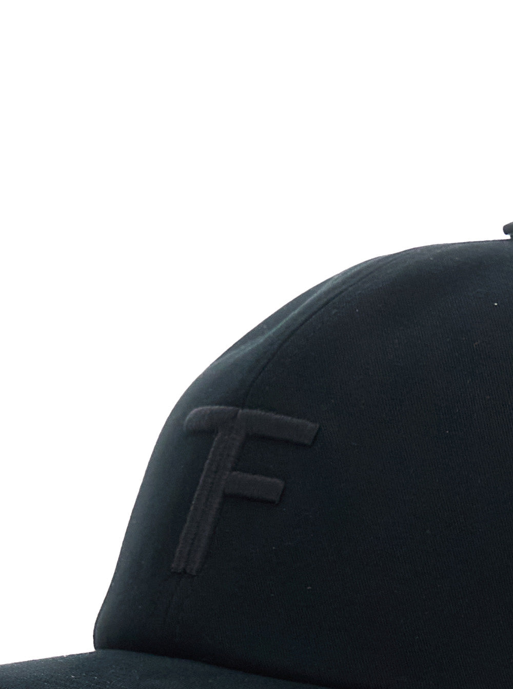 Tom Ford Men Black Baseball Cap With Logo On The Front In Cotton For Men
