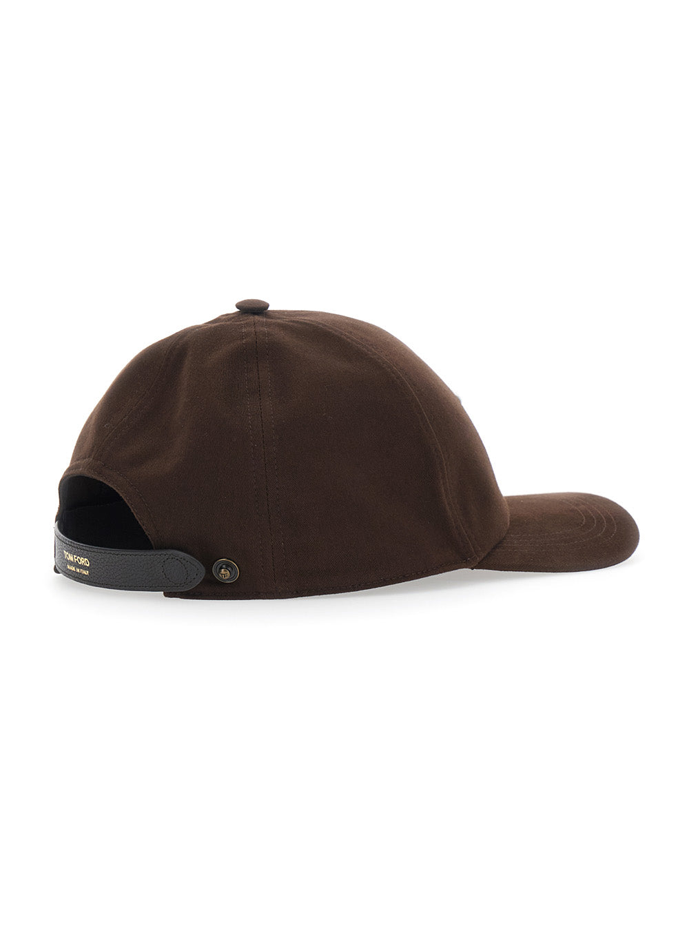 Tom Ford Men Brown Baseball Cap With Logo On The Front In Cotton For Men