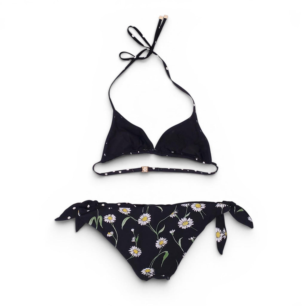 DOLCE & GABBANA POLKA DOT FLORAL BIKINI - SIZE XS/S