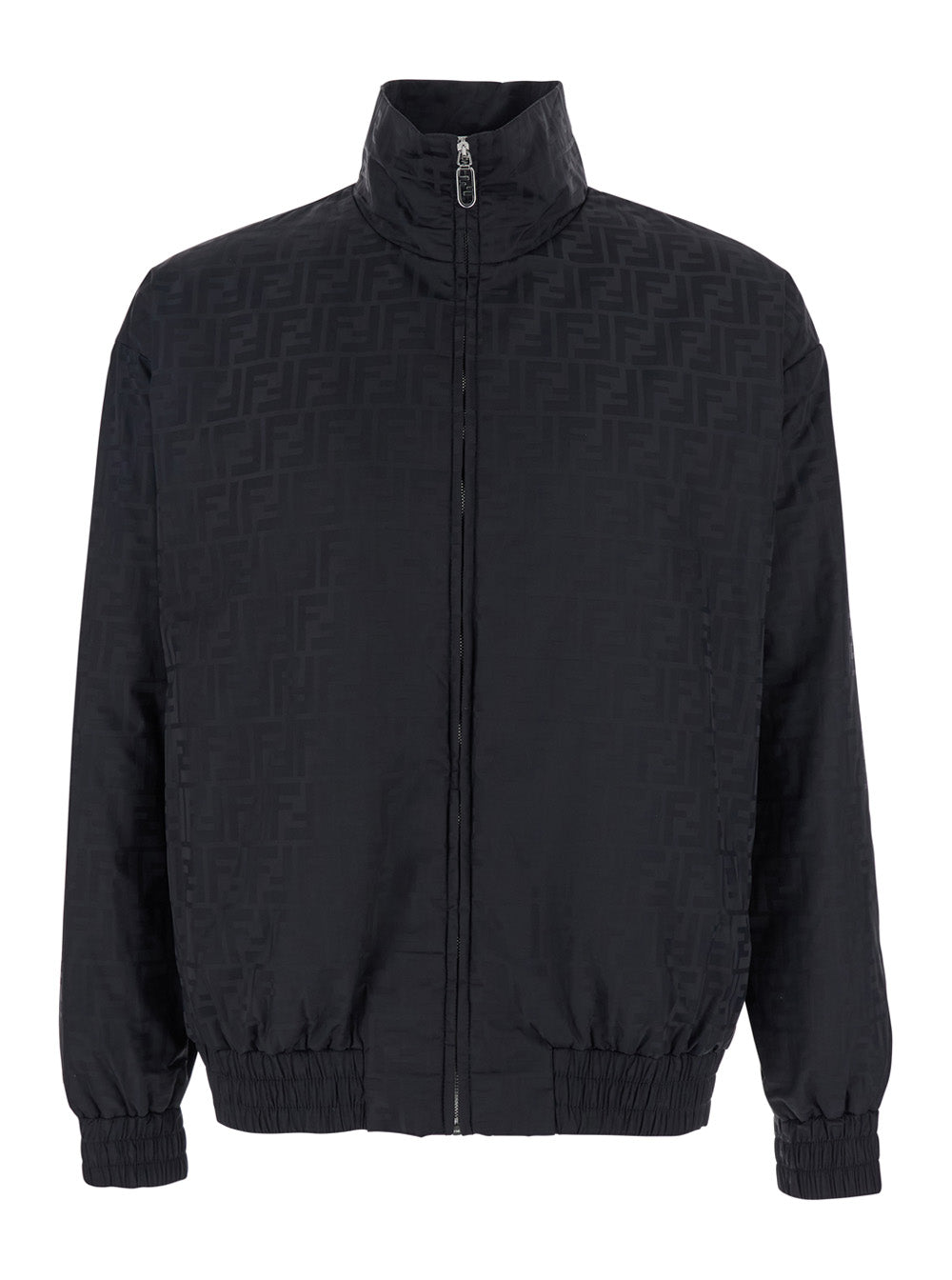 Fendi Men Padded Bomber Fendi Zucca Embossed Ny