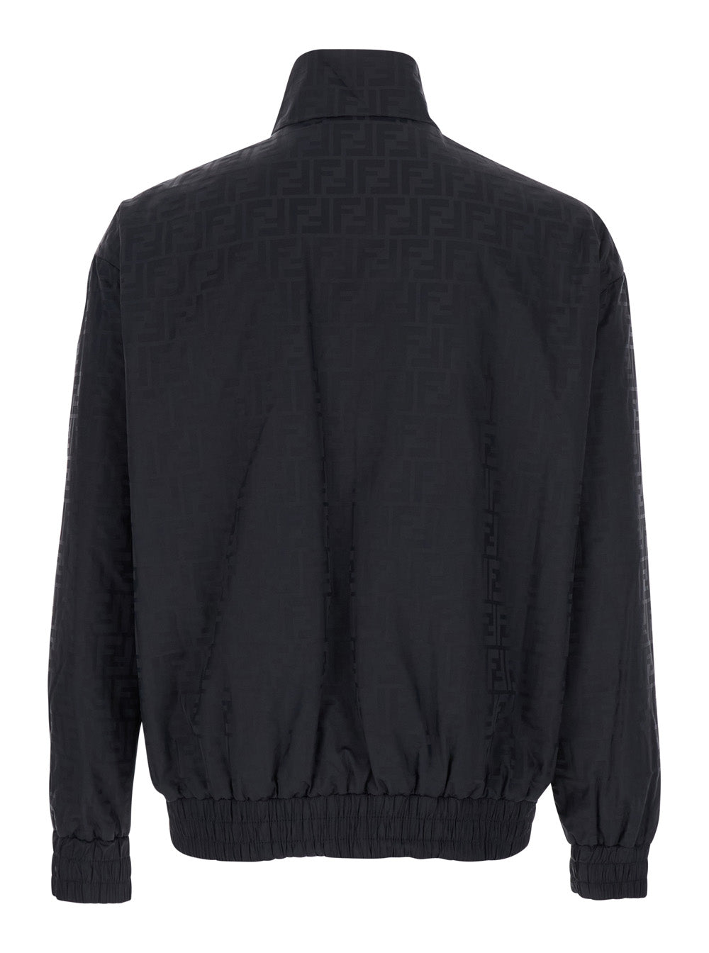 Fendi Men Padded Bomber Fendi Zucca Embossed Ny
