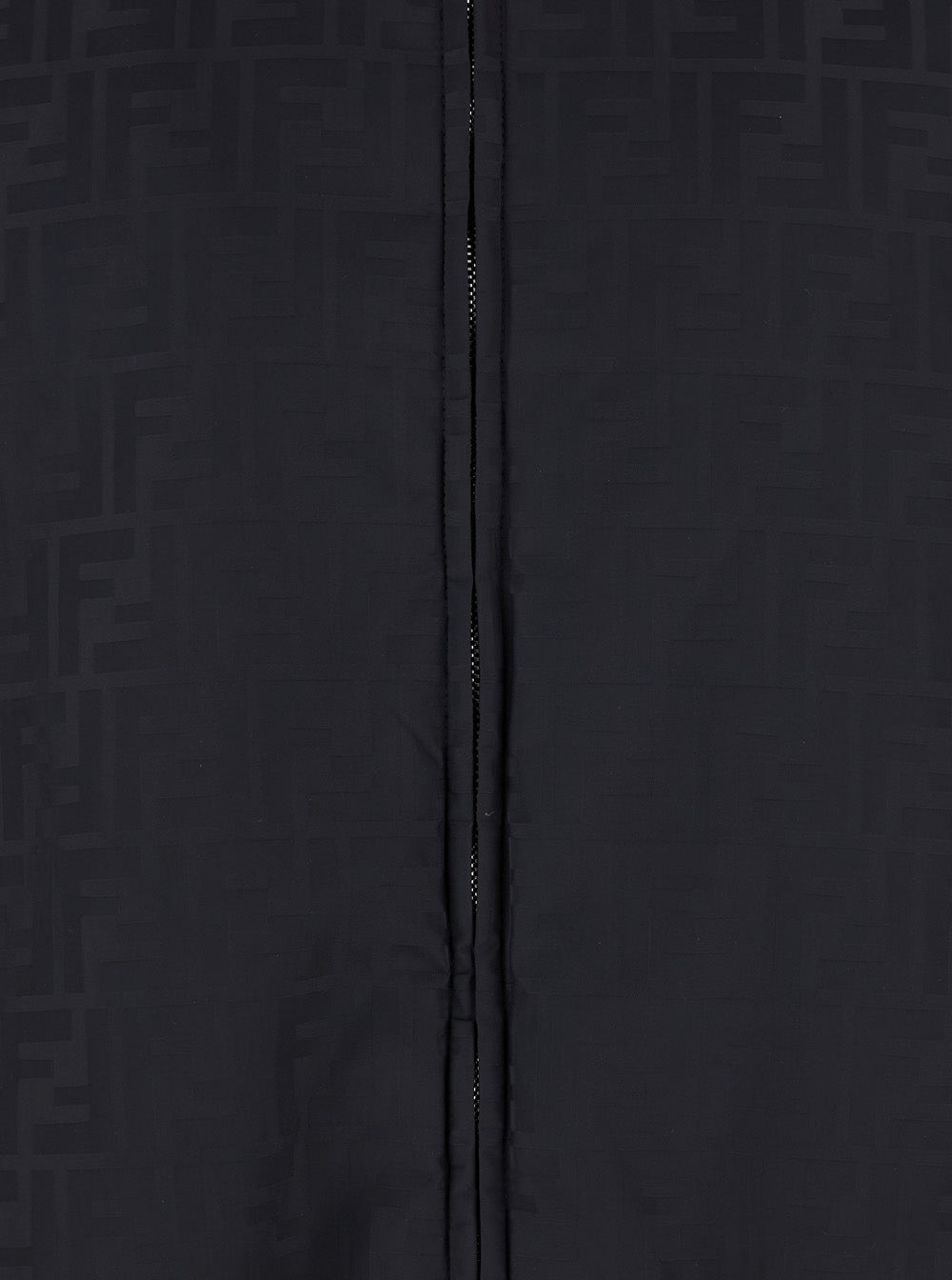 Fendi Men Padded Bomber Fendi Zucca Embossed Ny