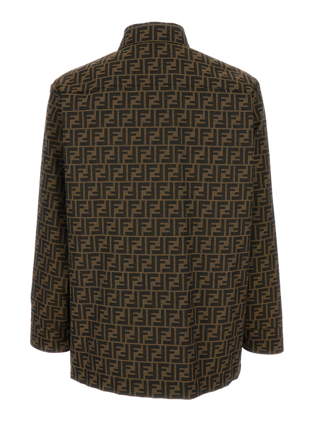 Fendi Men Overshirt Fendi Zucca Jacquard