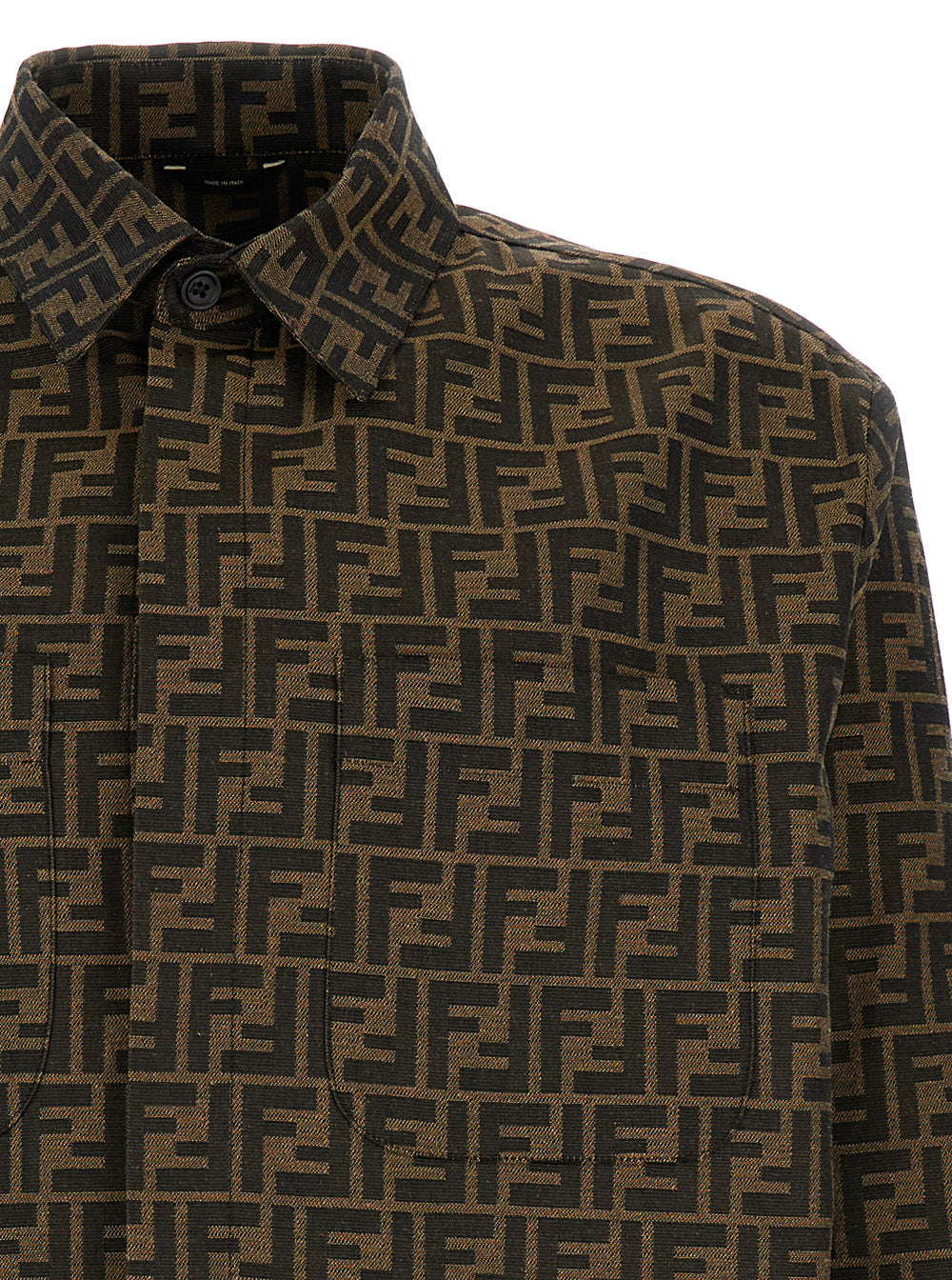 Fendi Men Overshirt Fendi Zucca Jacquard