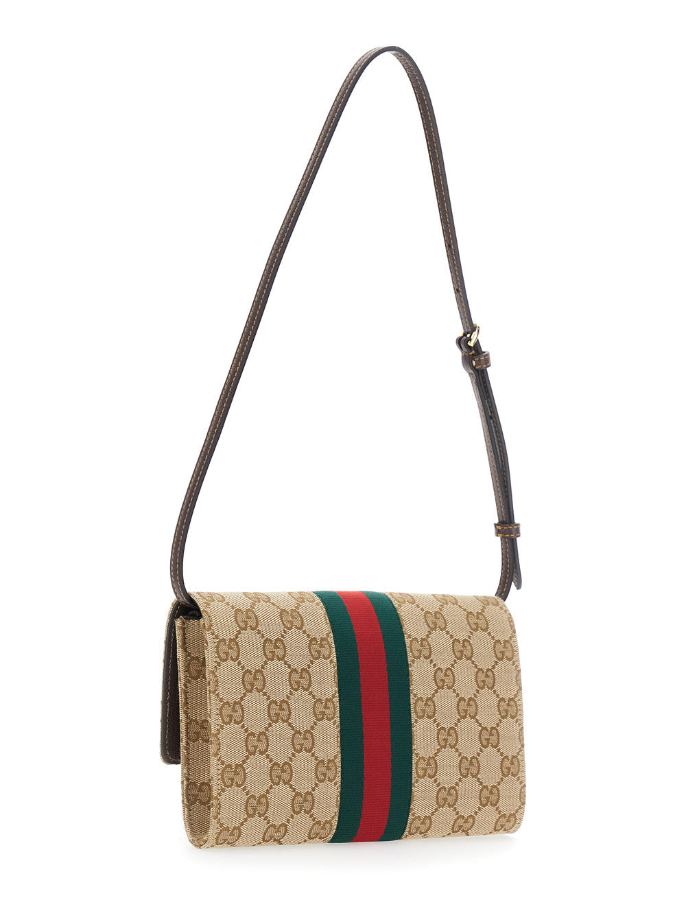 Gucci Women New Horsebit Wallet On Chain Original Gg Raw
