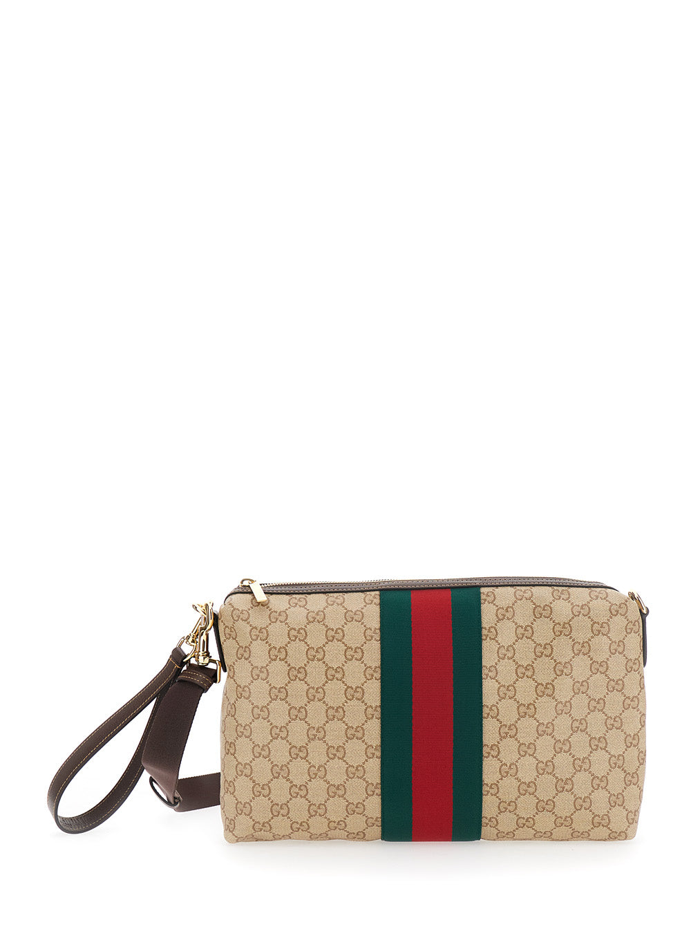 Gucci Men Gucci Web Vintage Sand Vetrificato