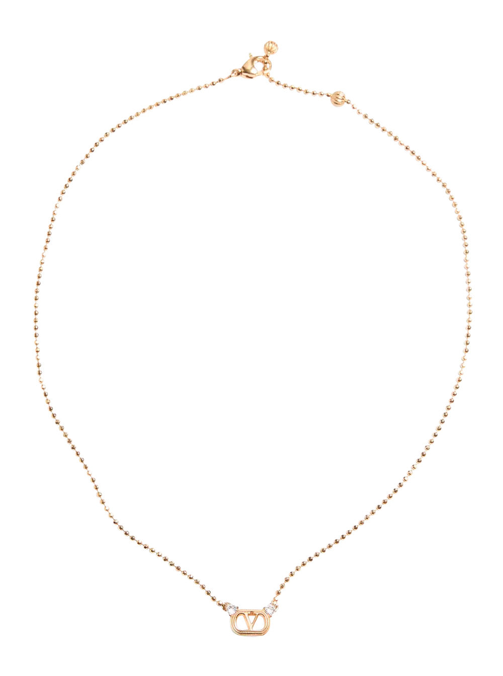 Valentino Garavani Women Necklace (L.40) | Ovalette | Metallo/Strass