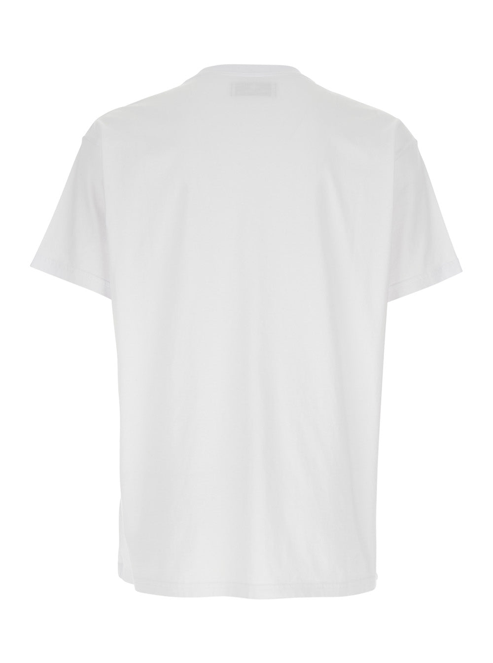 Vivienne Westwood Women Crew Neck T-Shirt With Orb Logo Detail On The Front In White Cotton For Women