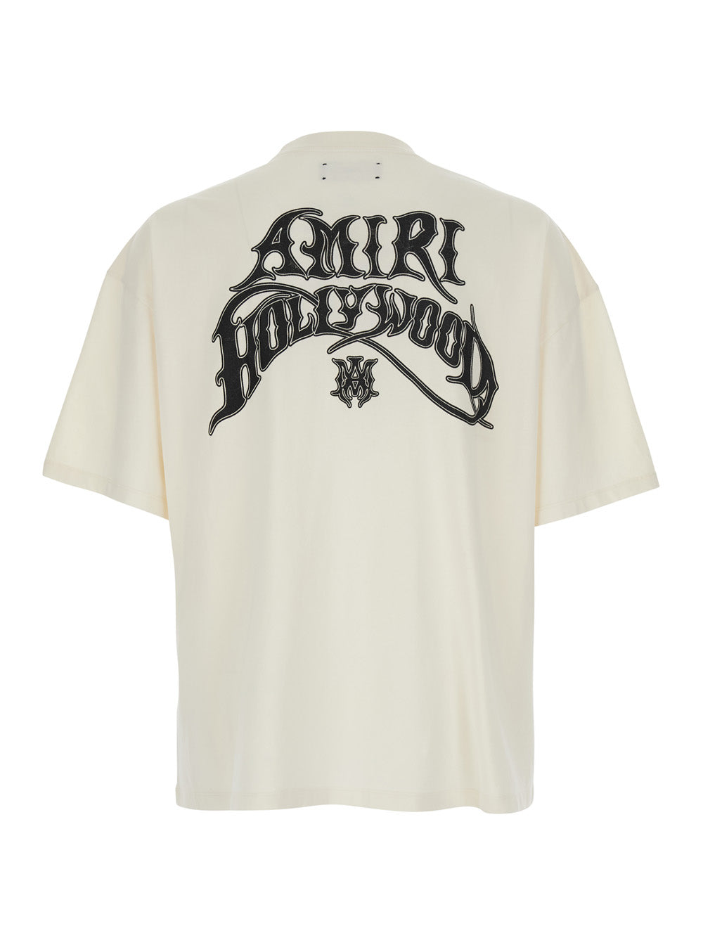Amiri Men White T-Shirt With Printed Logo On The Front And Back In Cotton For Men