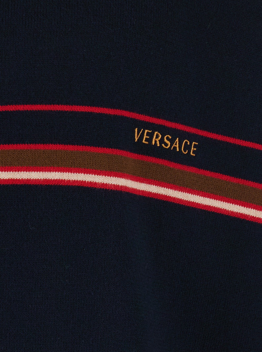 Versace Men Collo Polo In Cotone