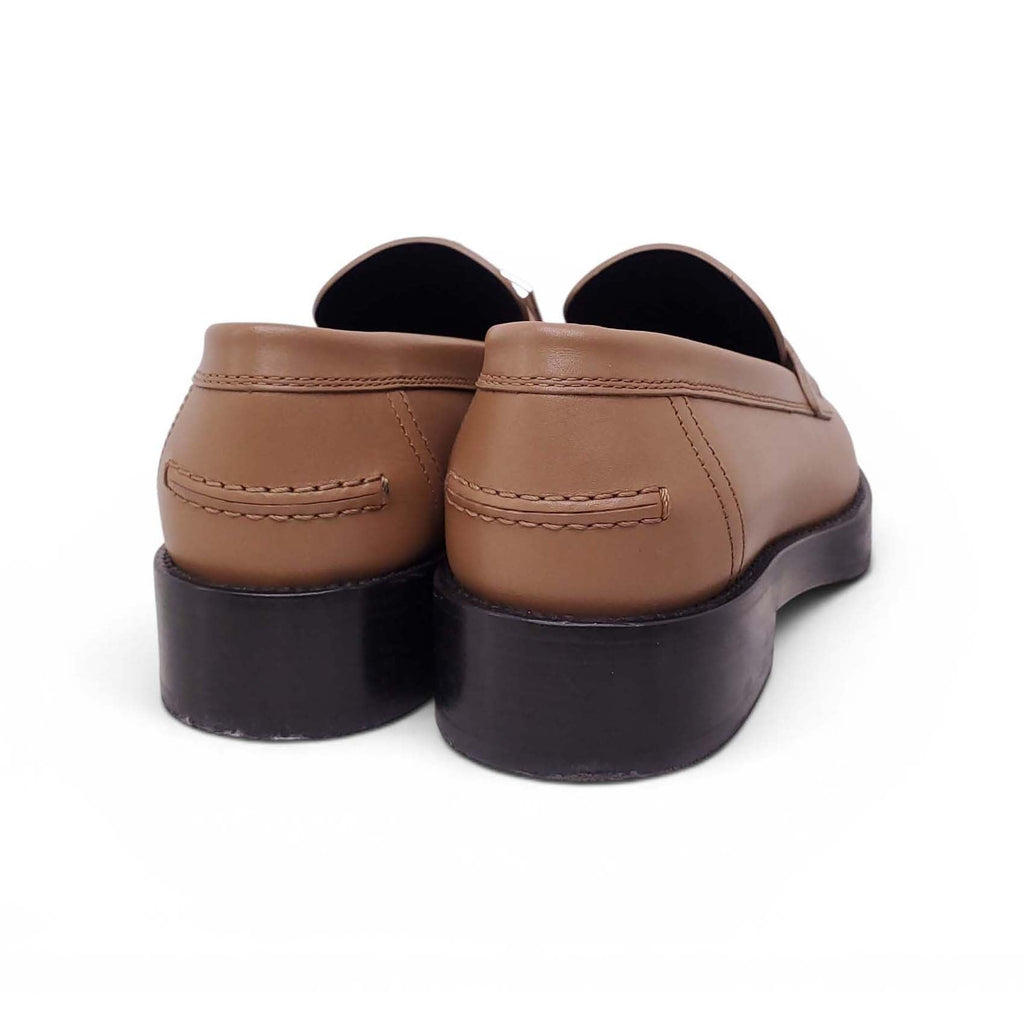 HERMÈS BROWN HOT LOAFERS - SIZE 36